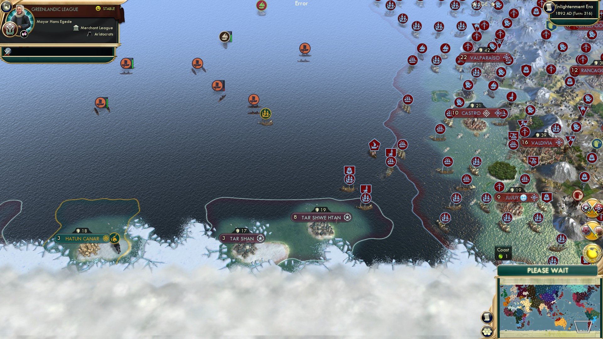 CBR In-Game Screenshot of Antarctic Warfare