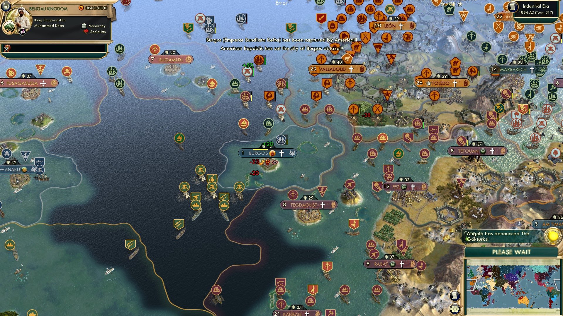 CBR In-Game Screenshot of “That’s it. You can’t have the city if you won’t behave”