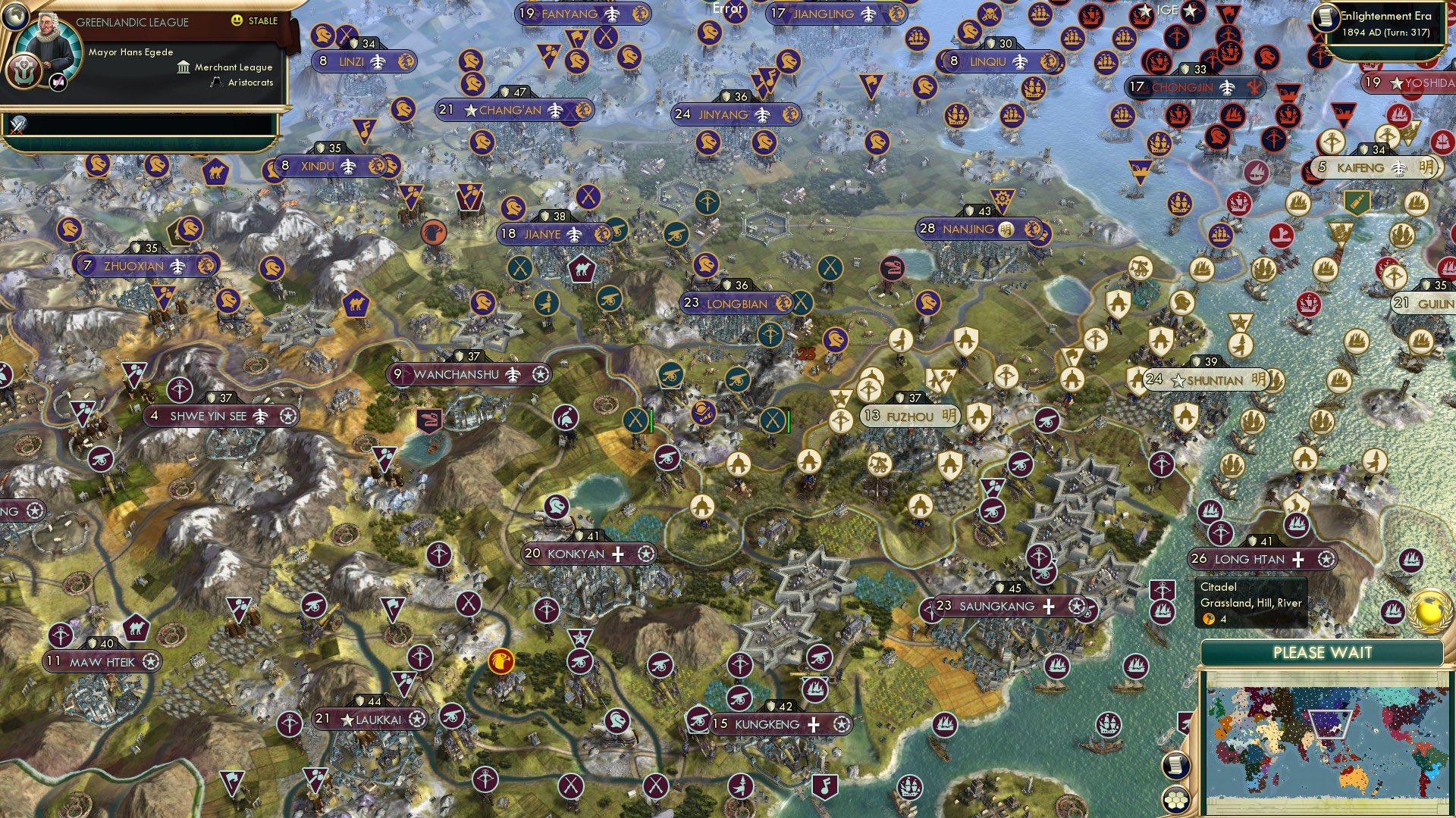 CBR In-Game Screenshot of Skirmishing