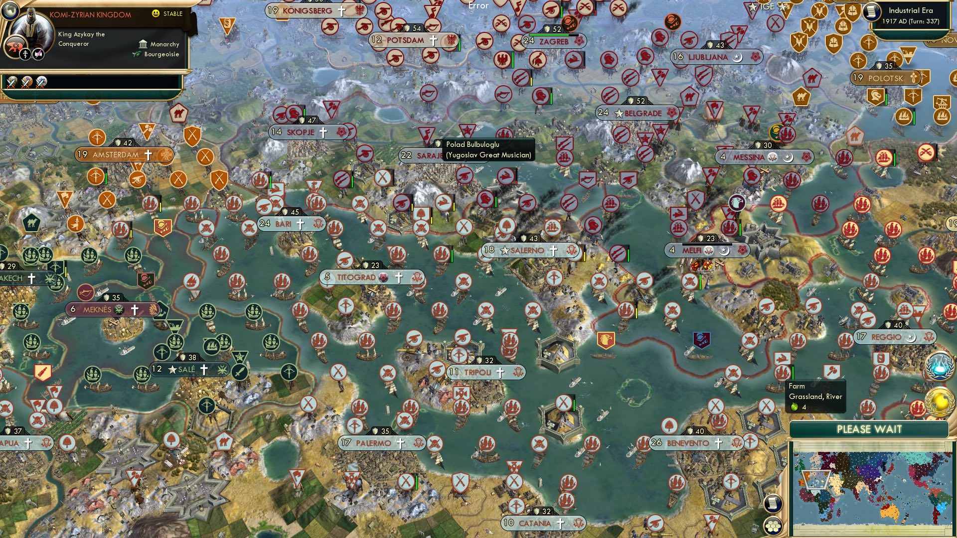 CBR In-Game Screenshot of Grabbing the Bulbologlu by the Horns