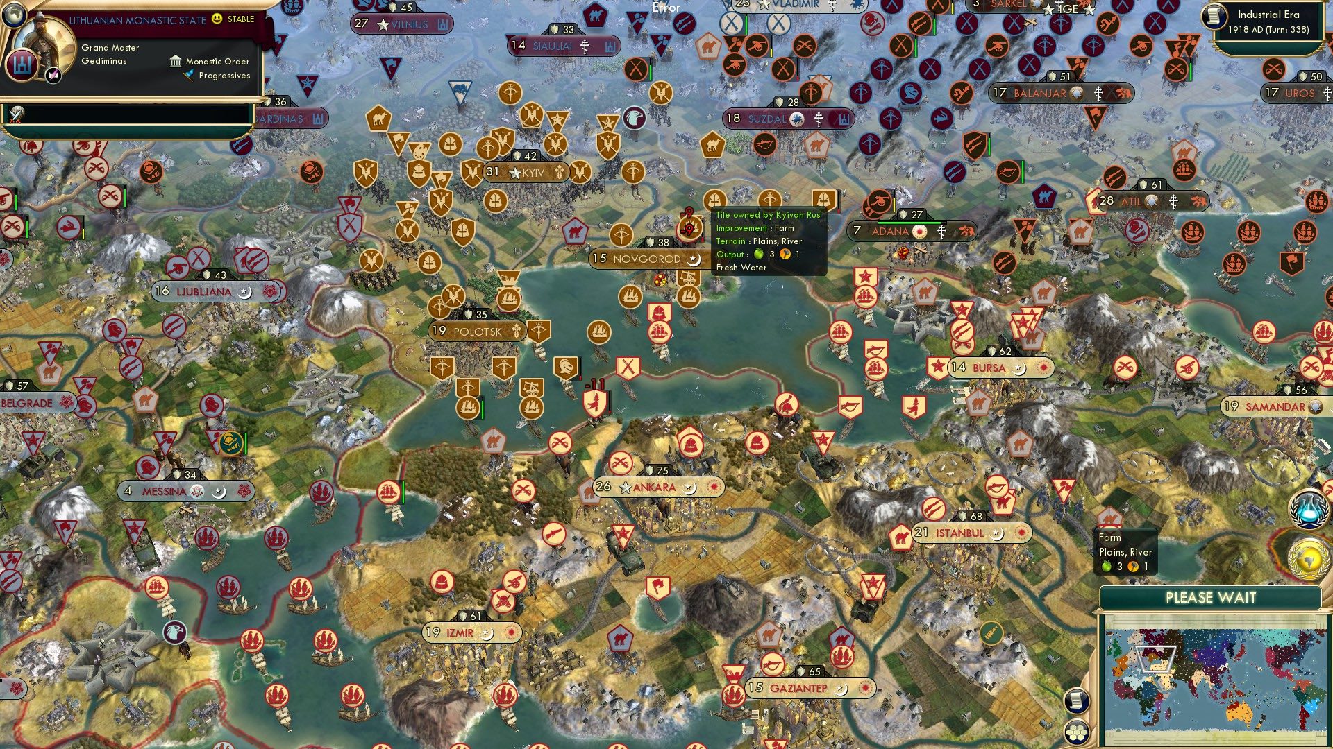 CBR In-Game Screenshot of Kyiv and Take