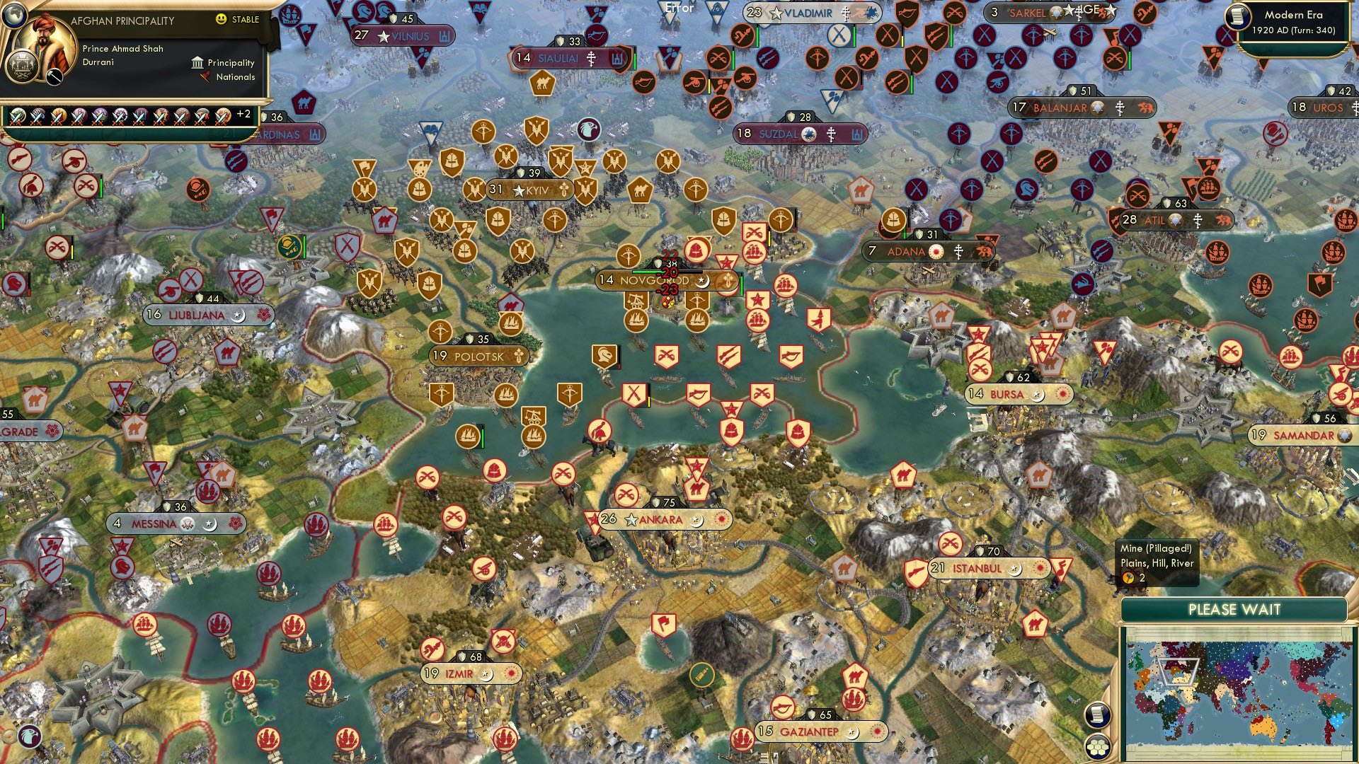 CBR In-Game Screenshot of Turkey Dinner