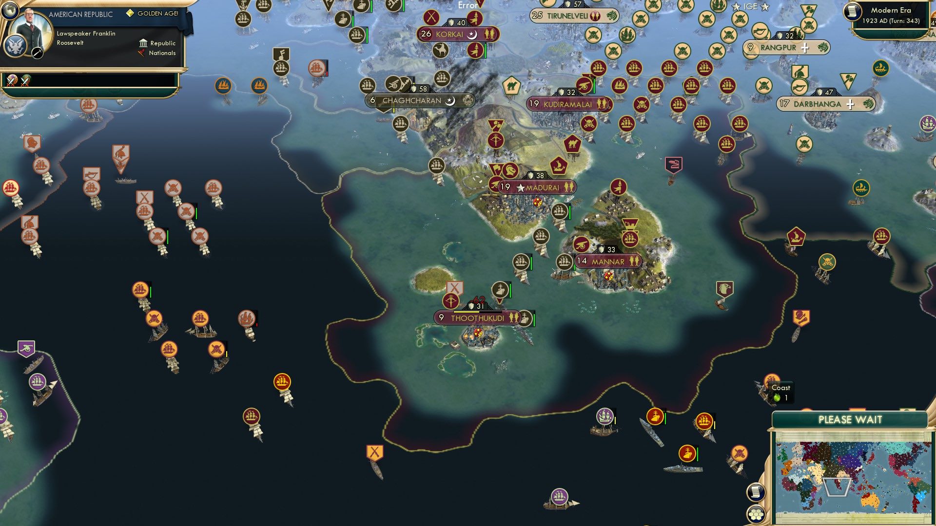 CBR In-Game Screenshot of Pandya Express