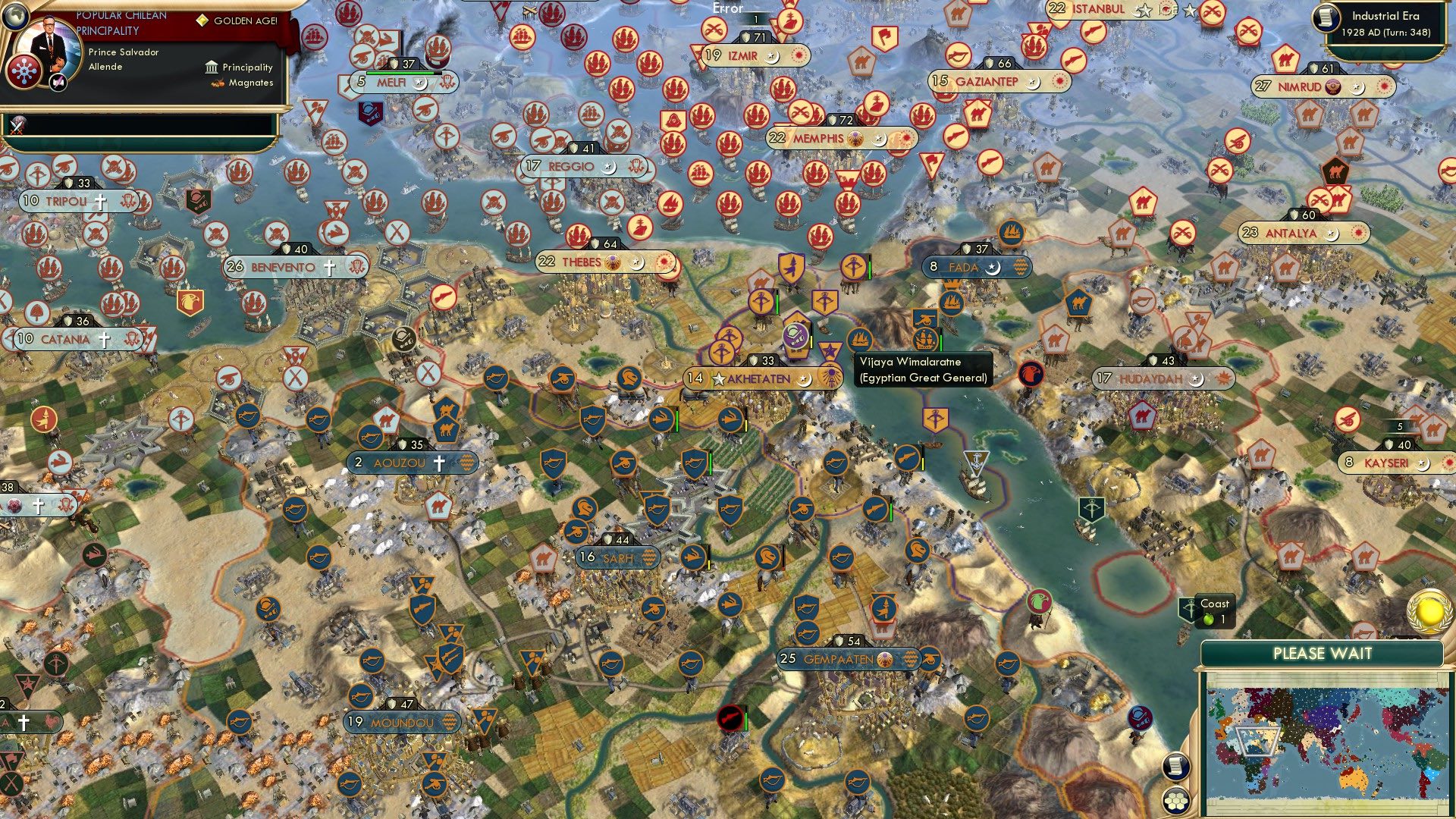 CBR In-Game Screenshot of The Sun Sets Over Egypt