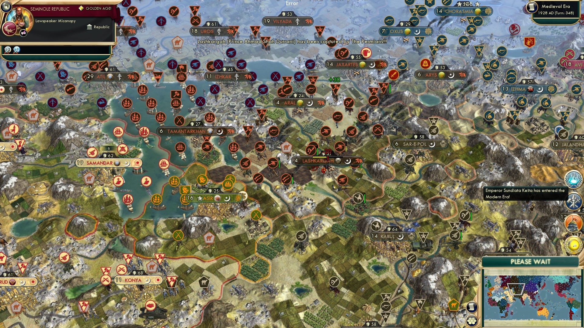 CBR In-Game Screenshot of The Permian Age