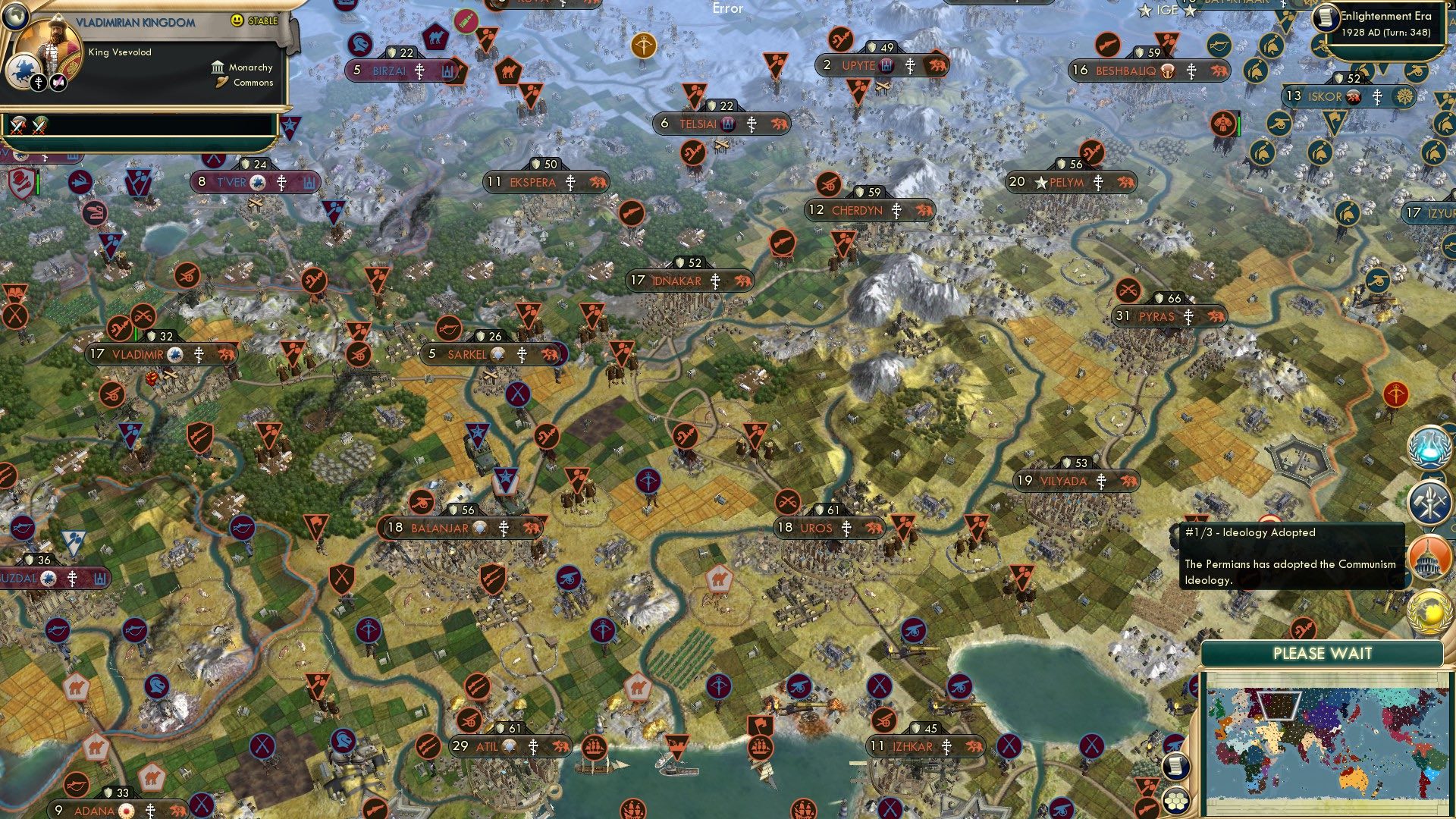 CBR In-Game Screenshot of Red Alert