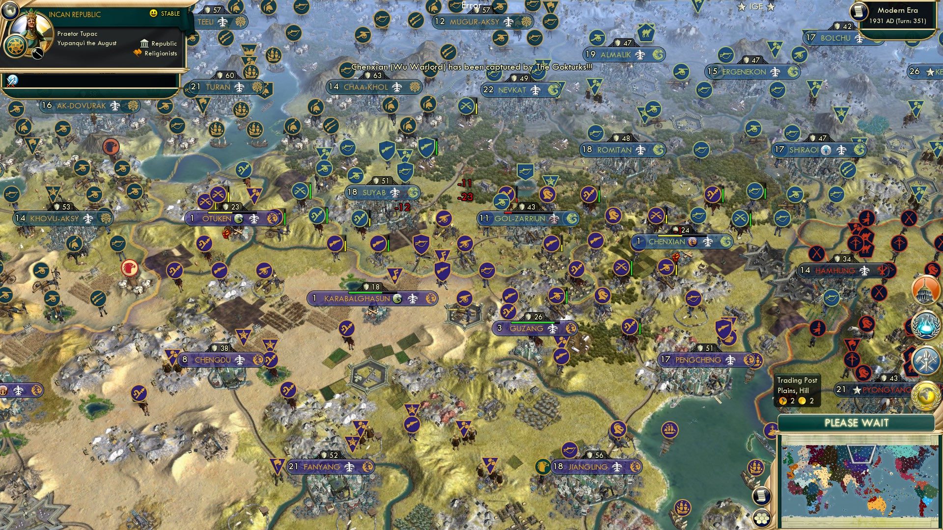 CBR In-Game Screenshot of Gold And Cheese