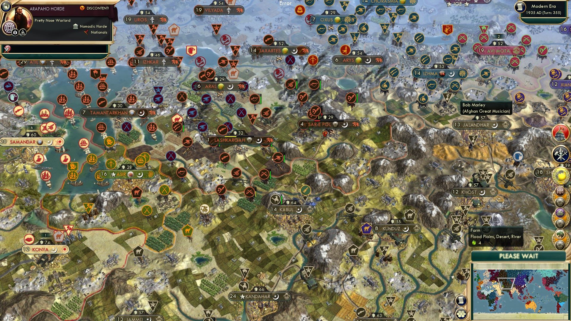 CBR In-Game Screenshot of Tactical Losses