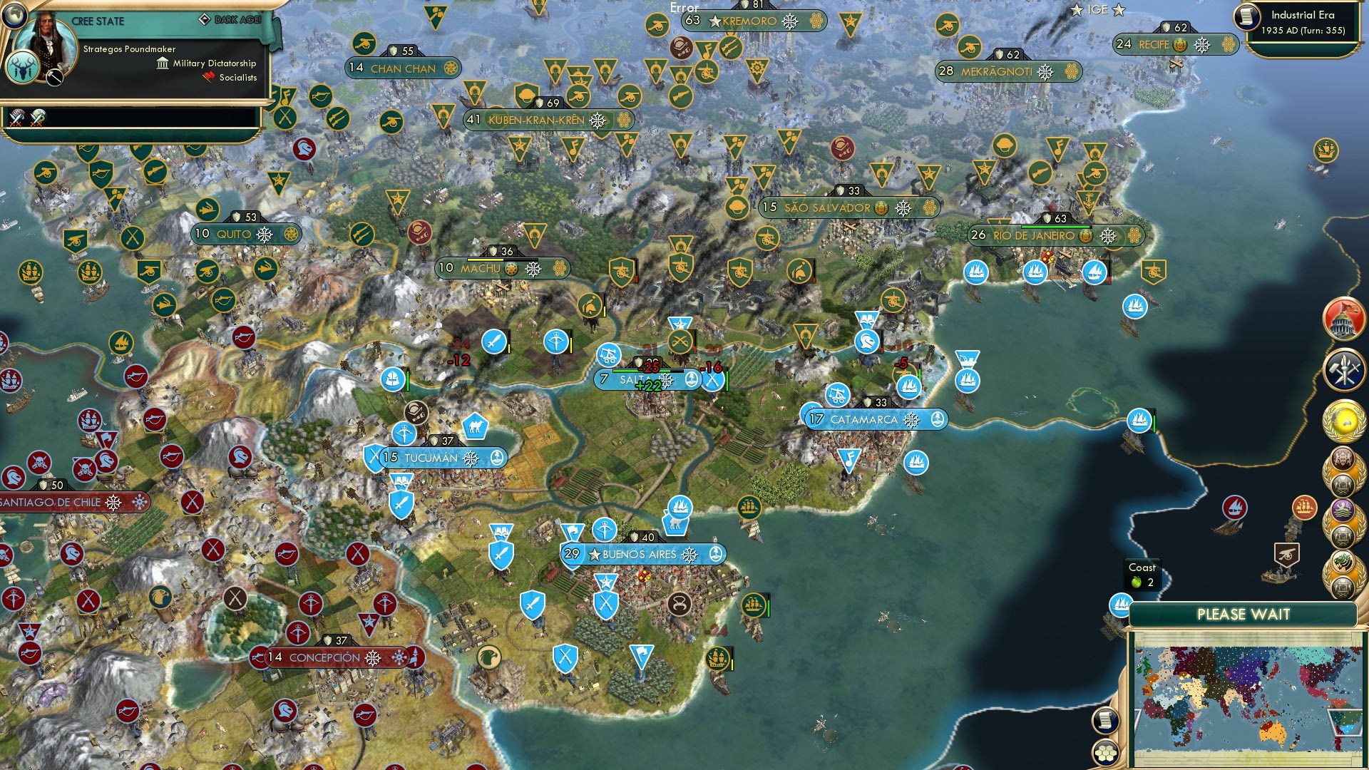 CBR In-Game Screenshot of Salta On The Wound