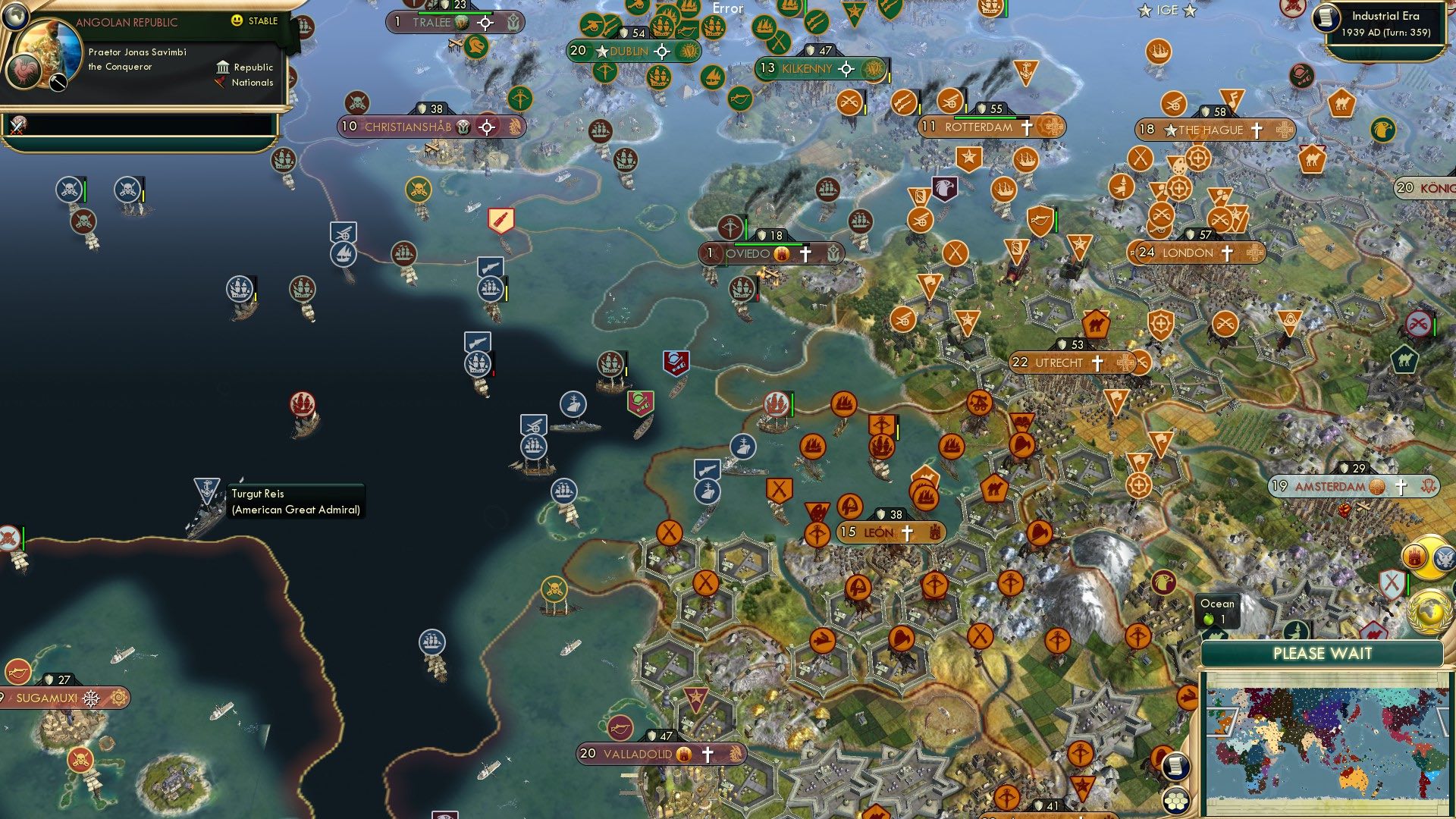 CBR In-Game Screenshot of The Spanish-American War