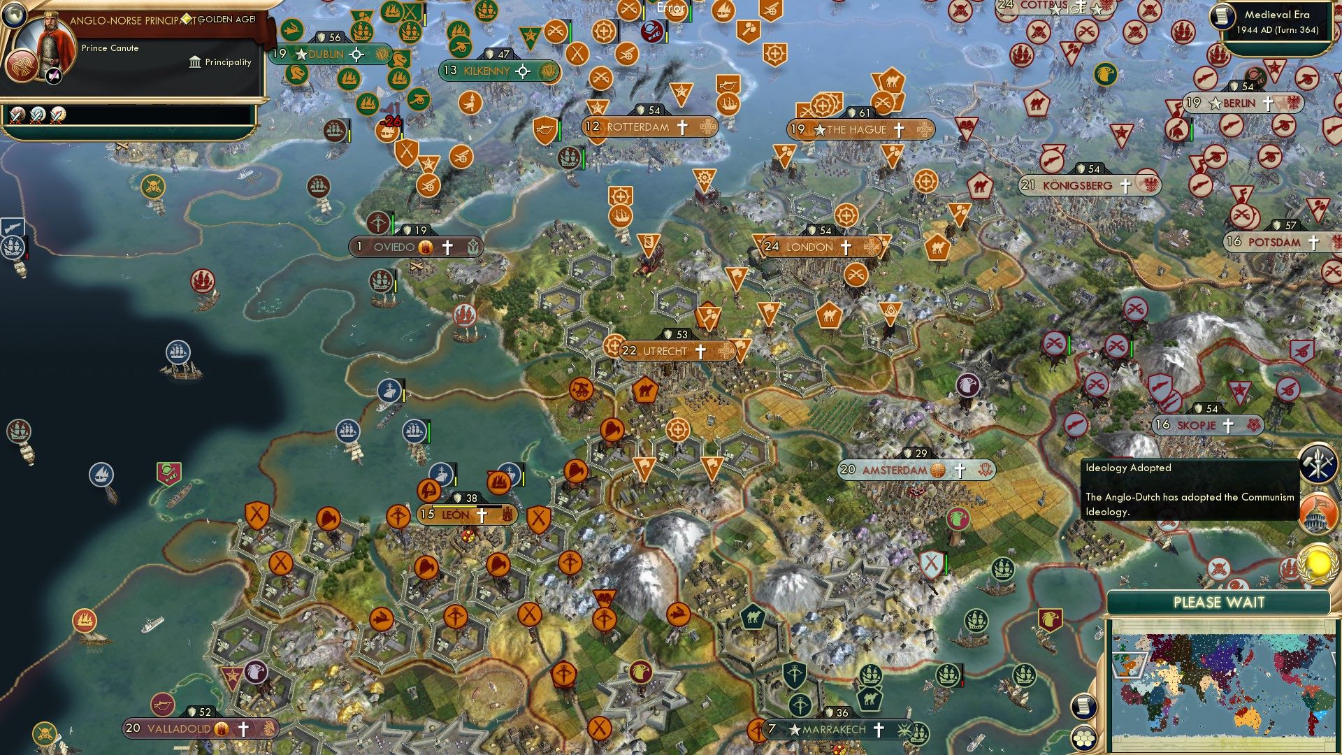 CBR In-Game Screenshot of Seeing Orange