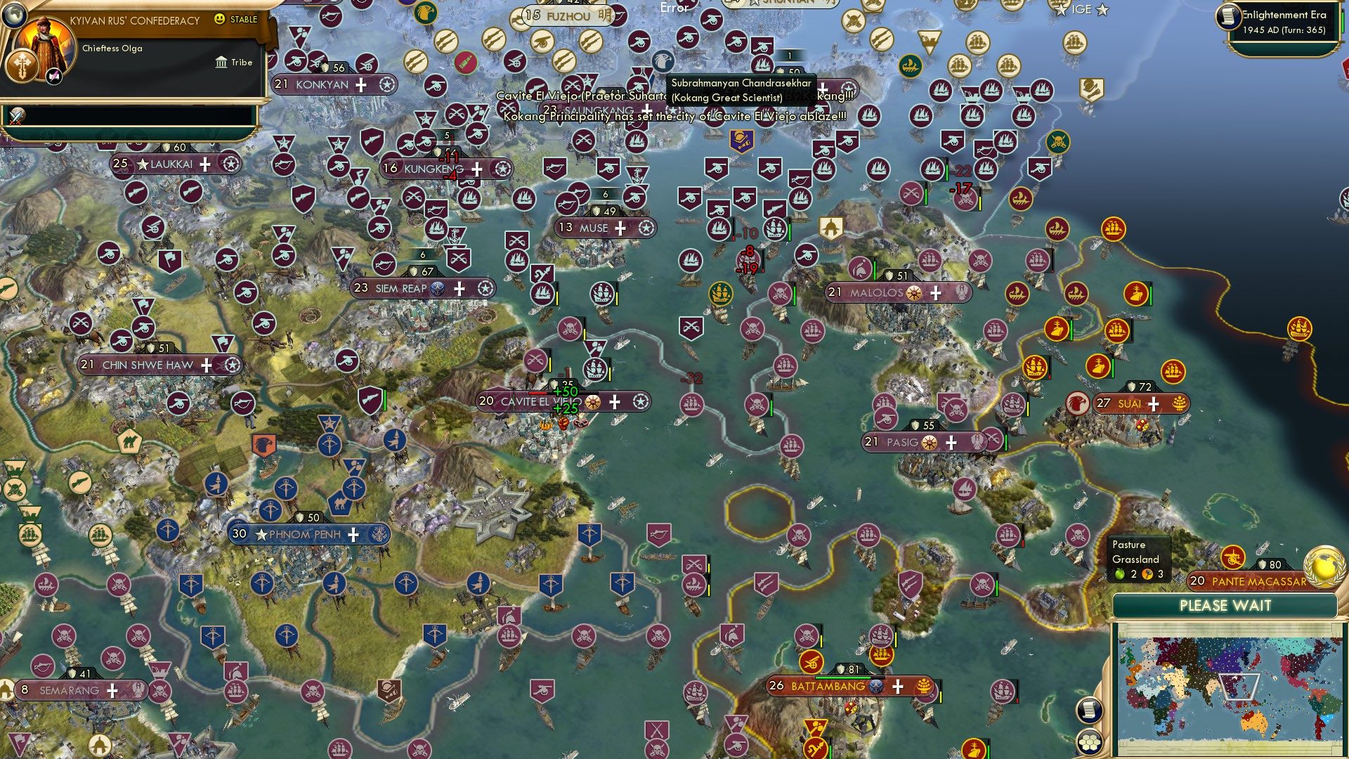 CBR In-Game Screenshot of Science and Sailors