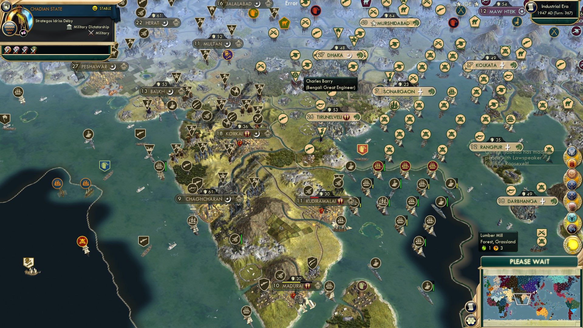 CBR In-Game Screenshot of The Bay of Bengal Massacre