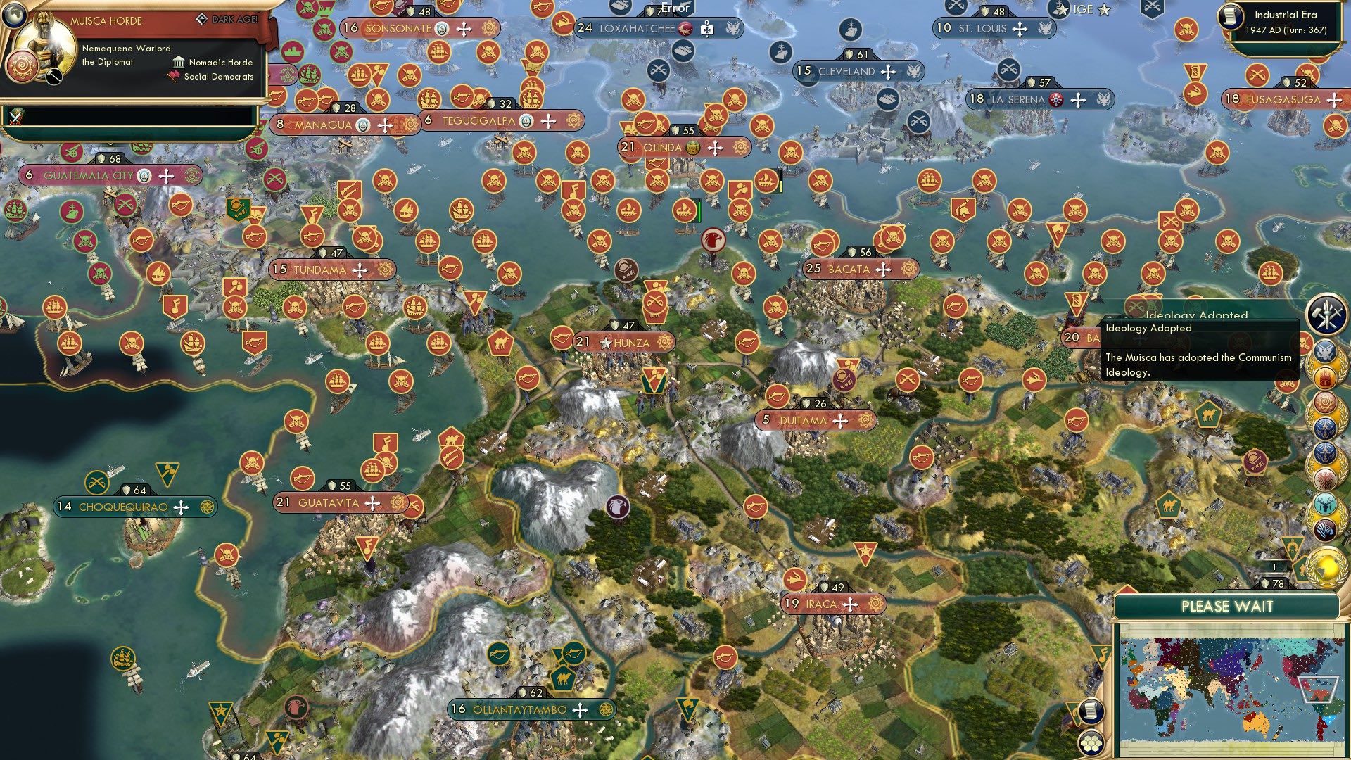 CBR In-Game Screenshot of Gold, Faith, and the Red Flag