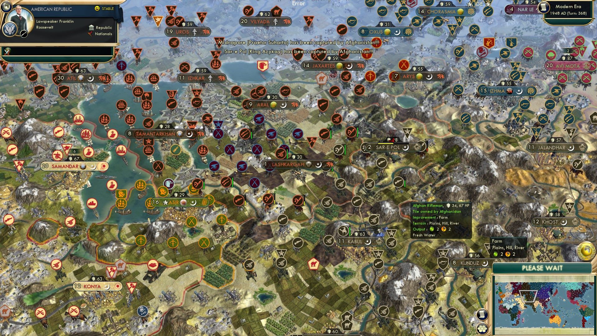 CBR In-Game Screenshot of Poking the Bear