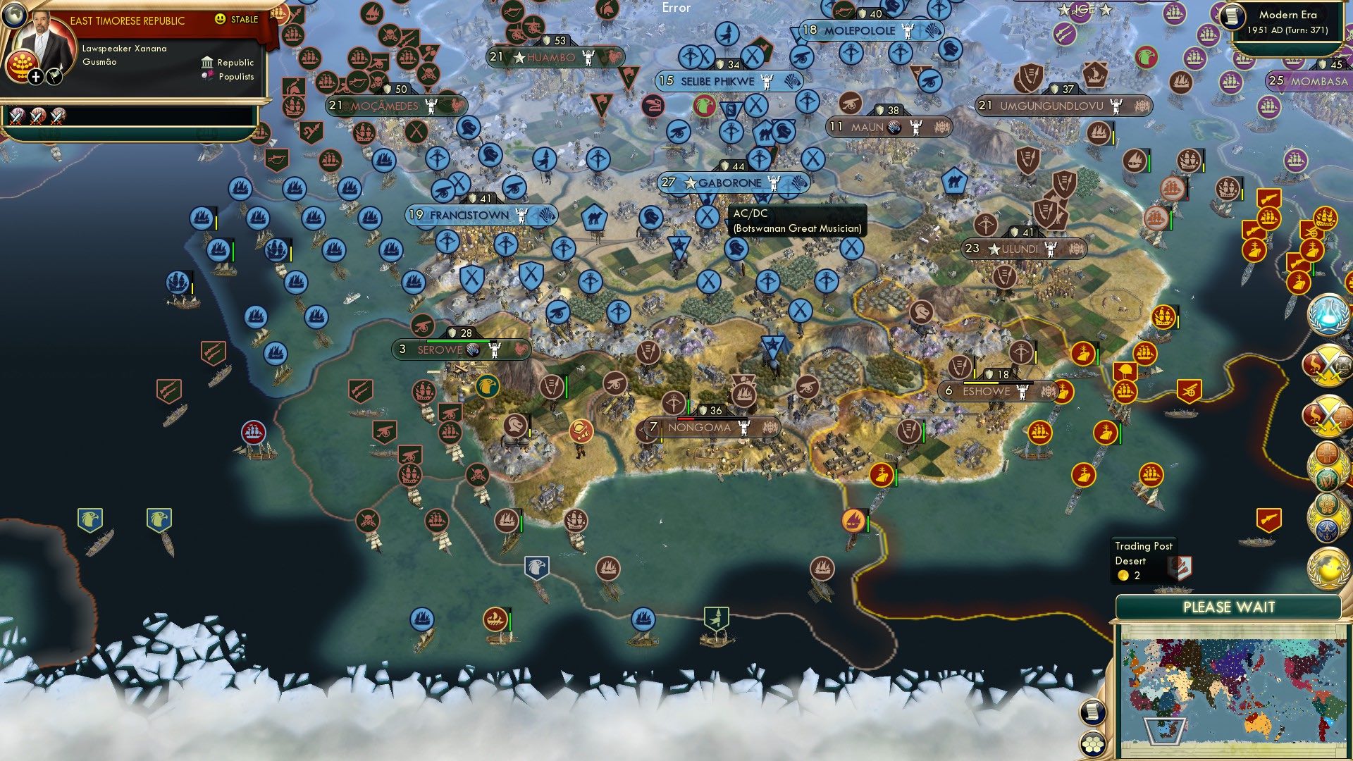 CBR In-Game Screenshot of Highway to Elimination Hell