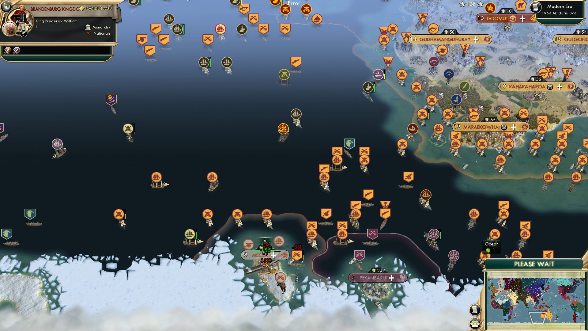 CBR In-Game Screenshot of A Great War Film Premise