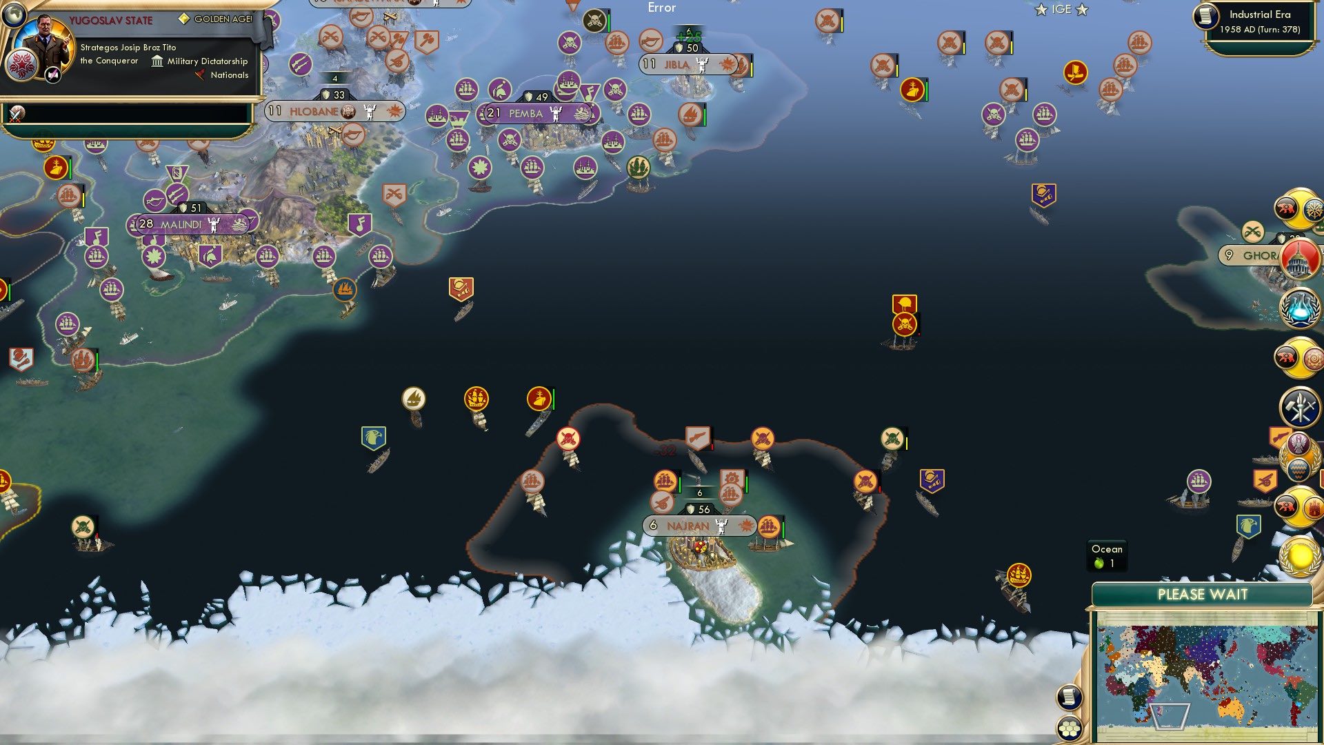 CBR In-Game Screenshot of Going for Round 2