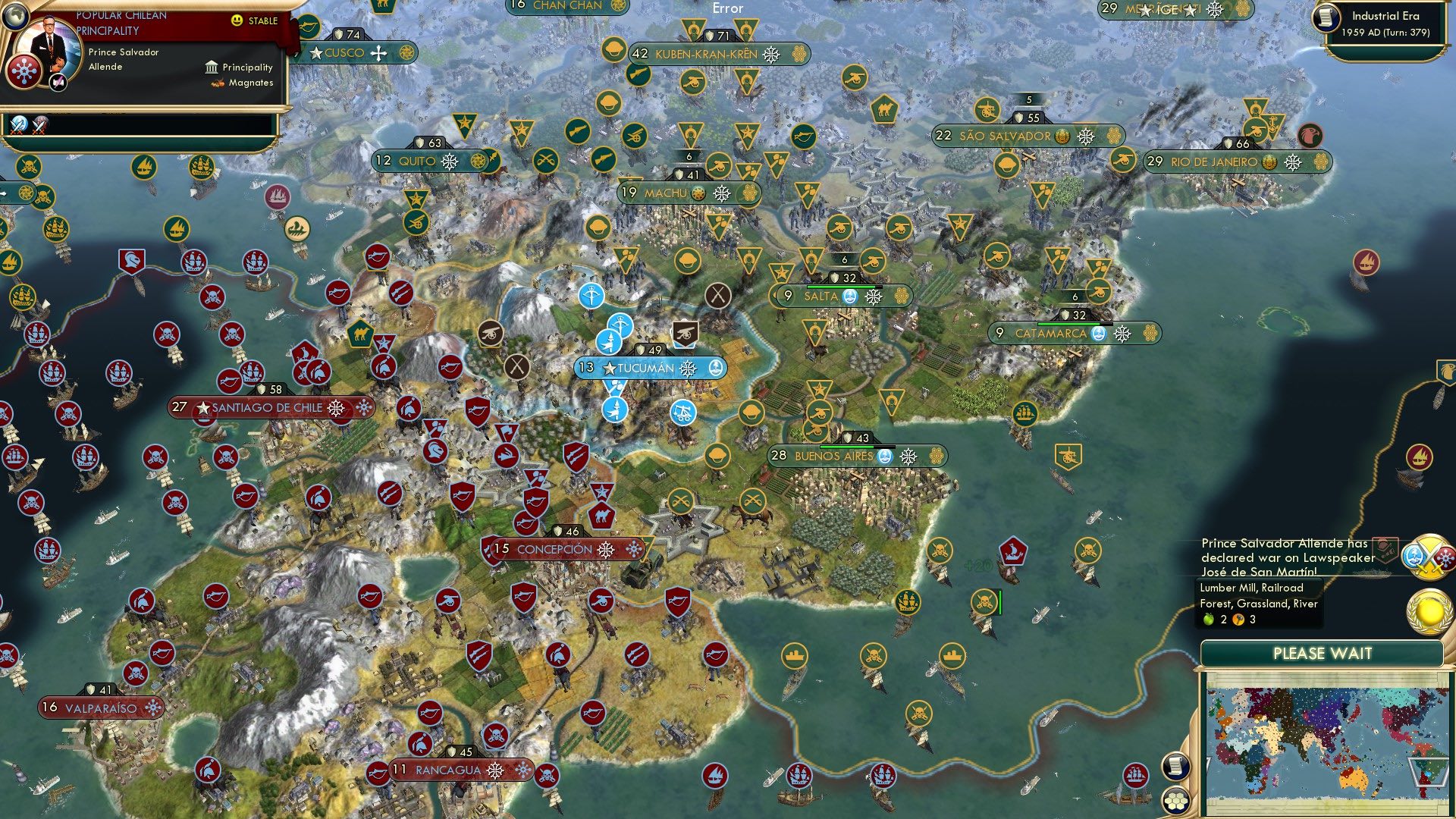 CBR In-Game Screenshot of The Vulture of the South