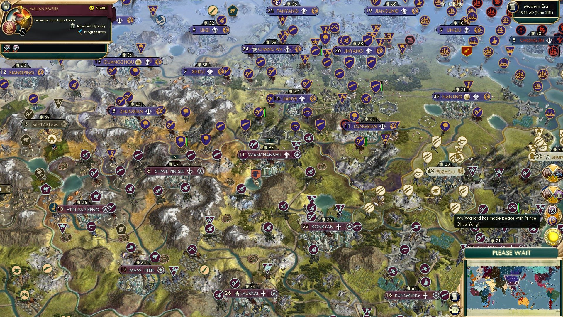 CBR In-Game Screenshot of Peace were Declared!