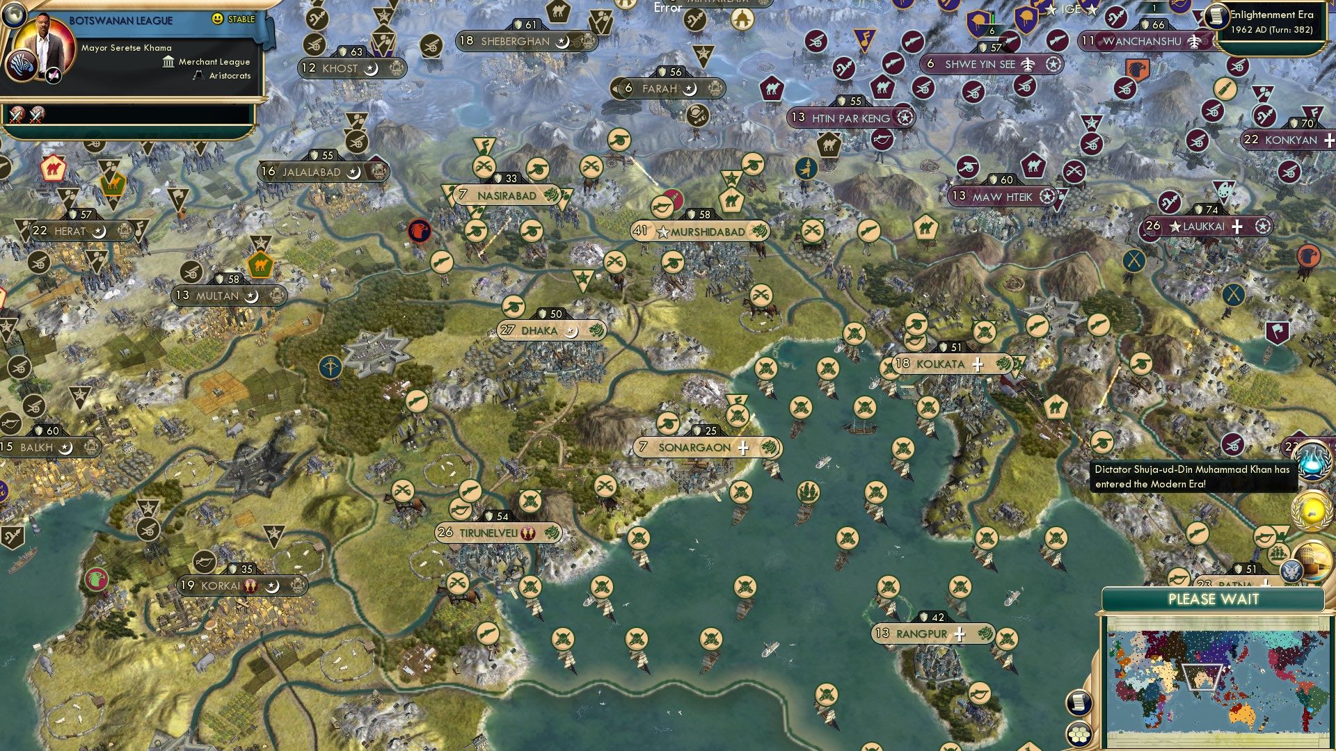 CBR In-Game Screenshot of The Bengal Renaissance