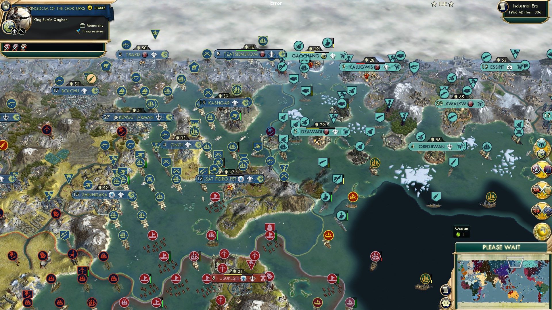 CBR In-Game Screenshot of Bering Down