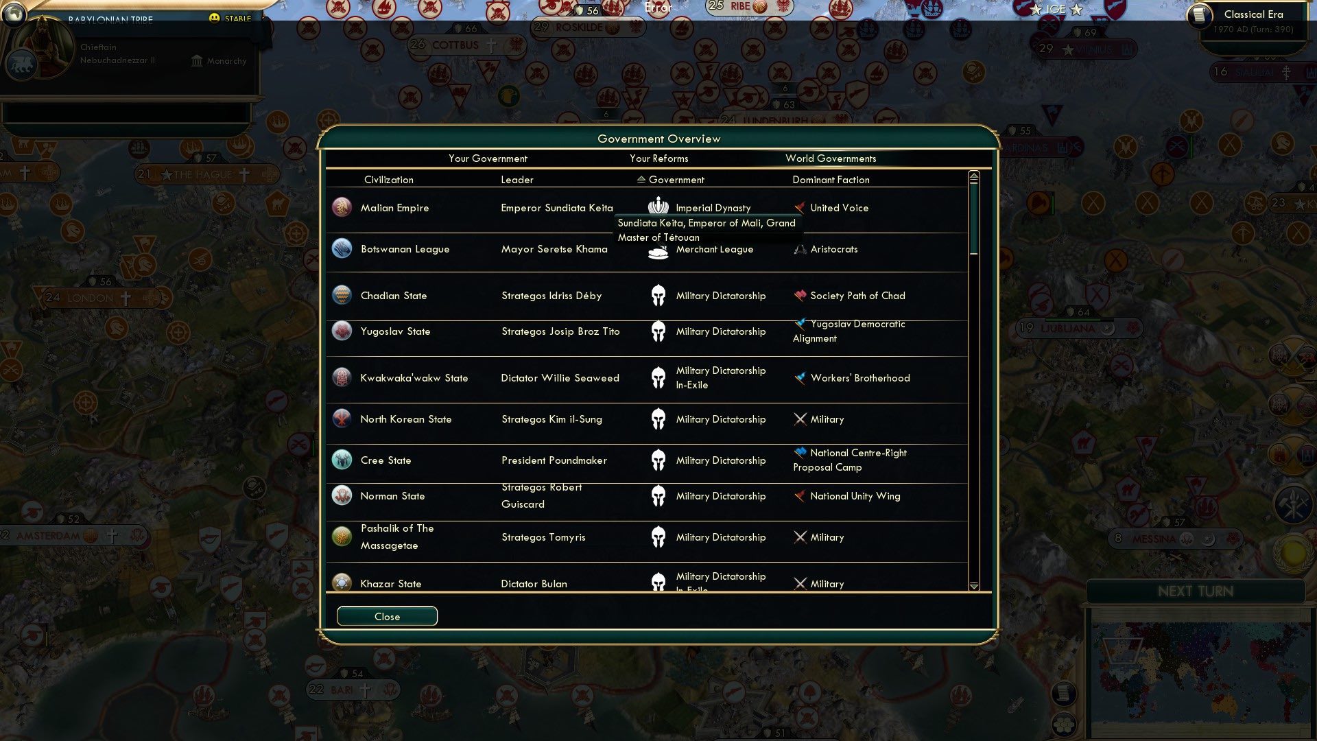 CBR In-Game Screenshot of The Dictators Handbook