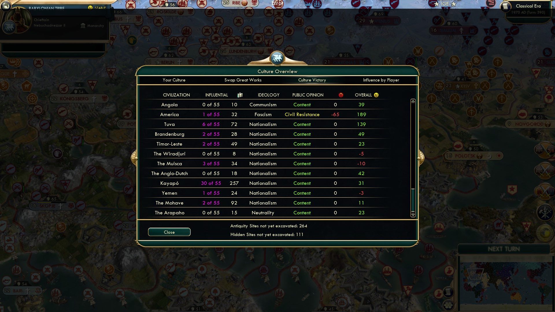 CBR In-Game Screenshot of Inter-Nationalism