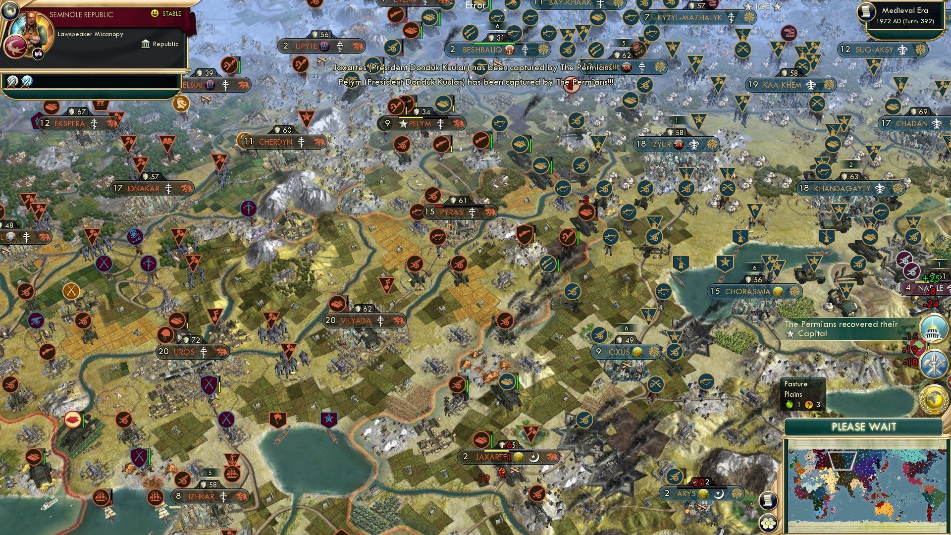 CBR In-Game Screenshot of Capital Gains