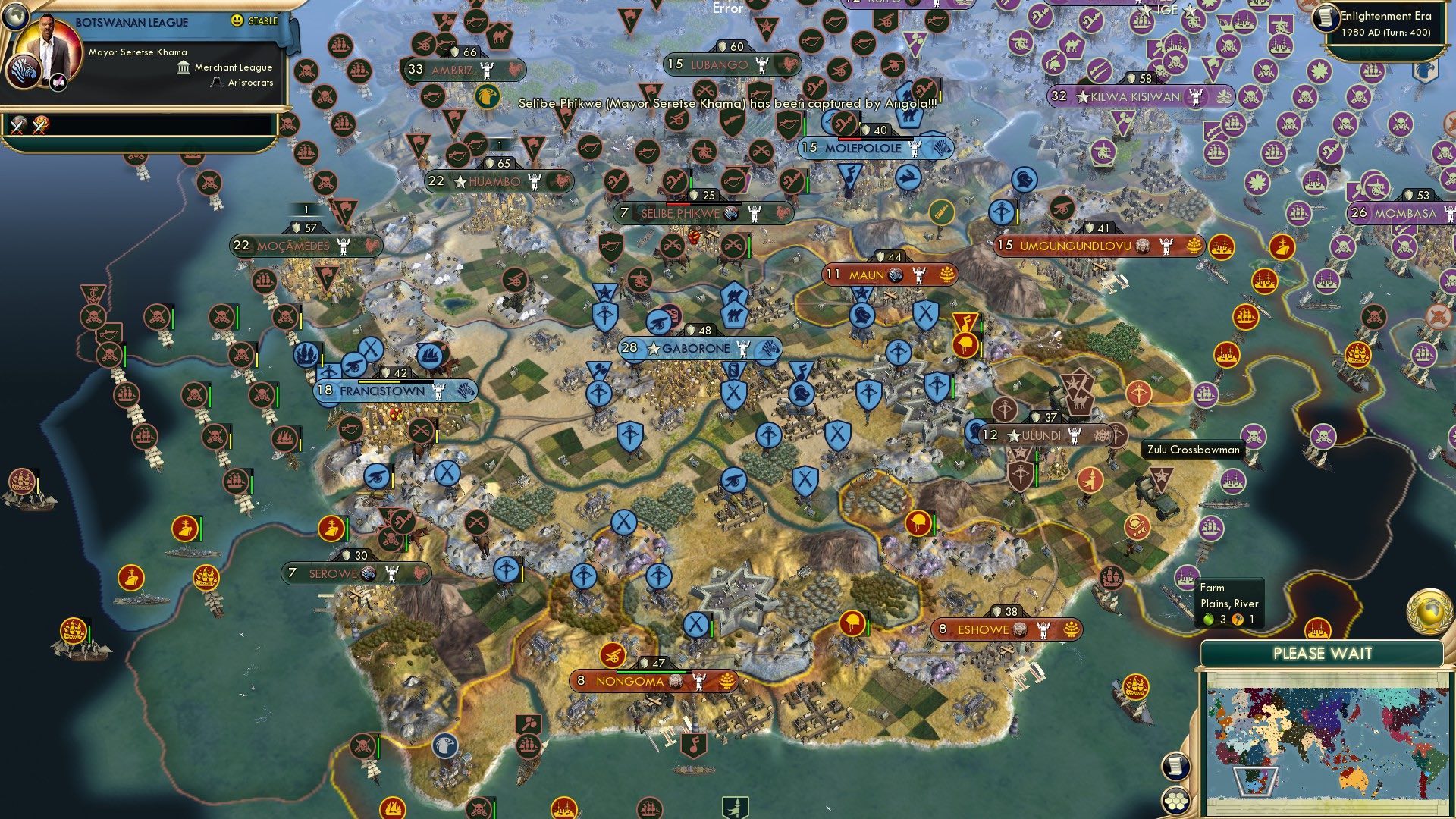 CBR In-Game Screenshot of Angolan Rooster-Call