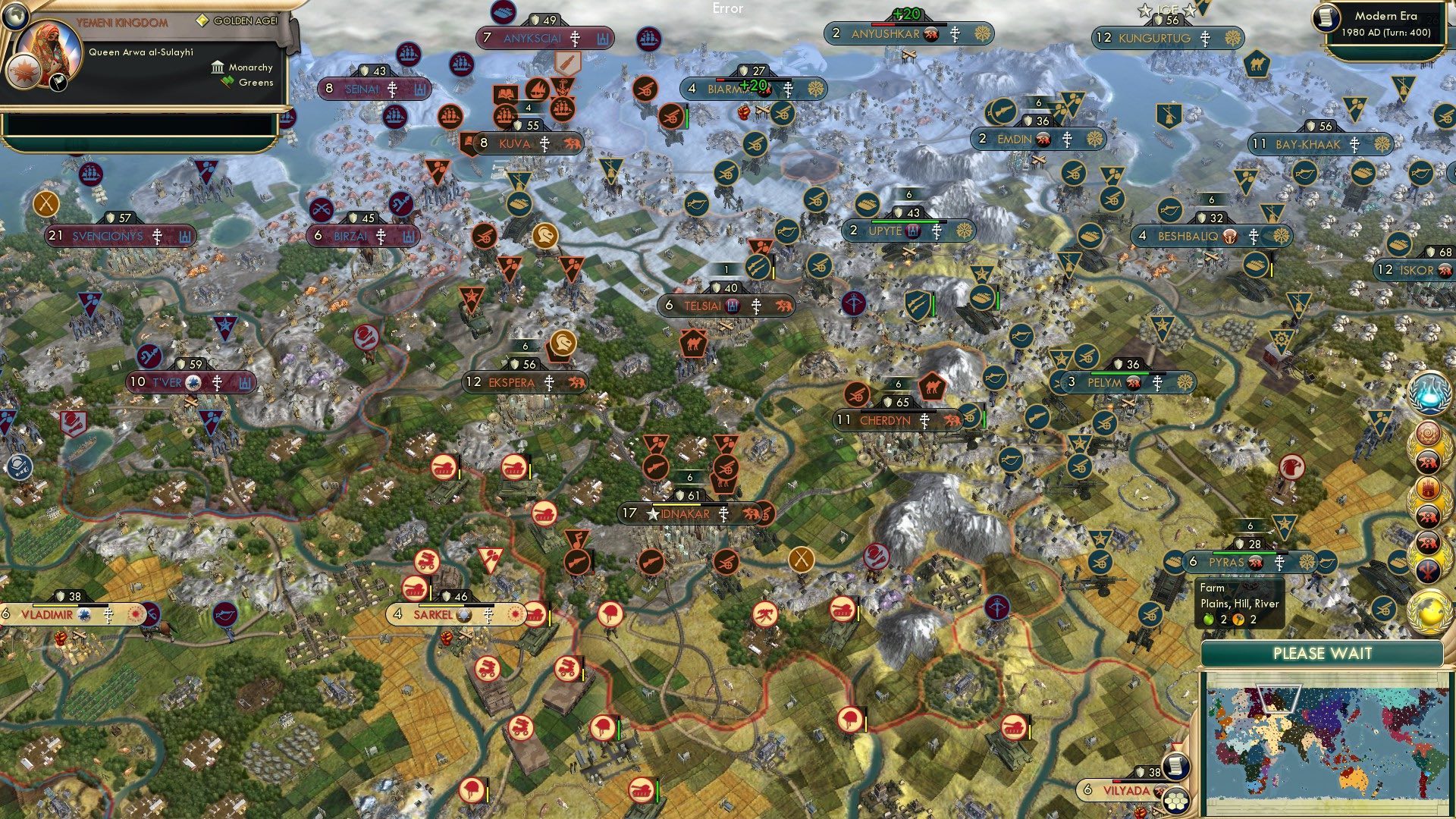 CBR In-Game Screenshot of Bear Down