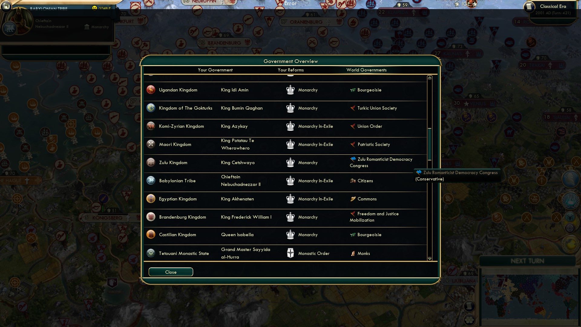 CBR In-Game Screenshot of 13