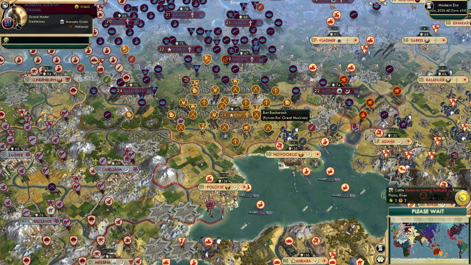 CBR In-Game Screenshot of Memo: Founding Vilnius was a Mistake