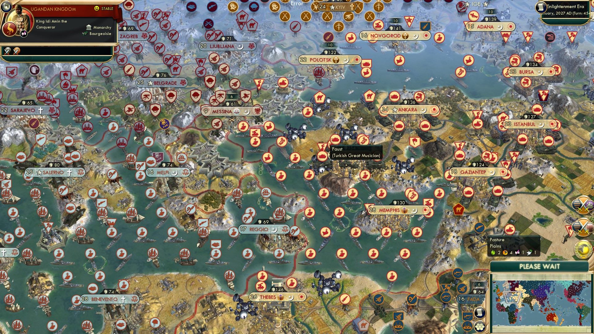 CBR In-Game Screenshot of 99 Red Alerts