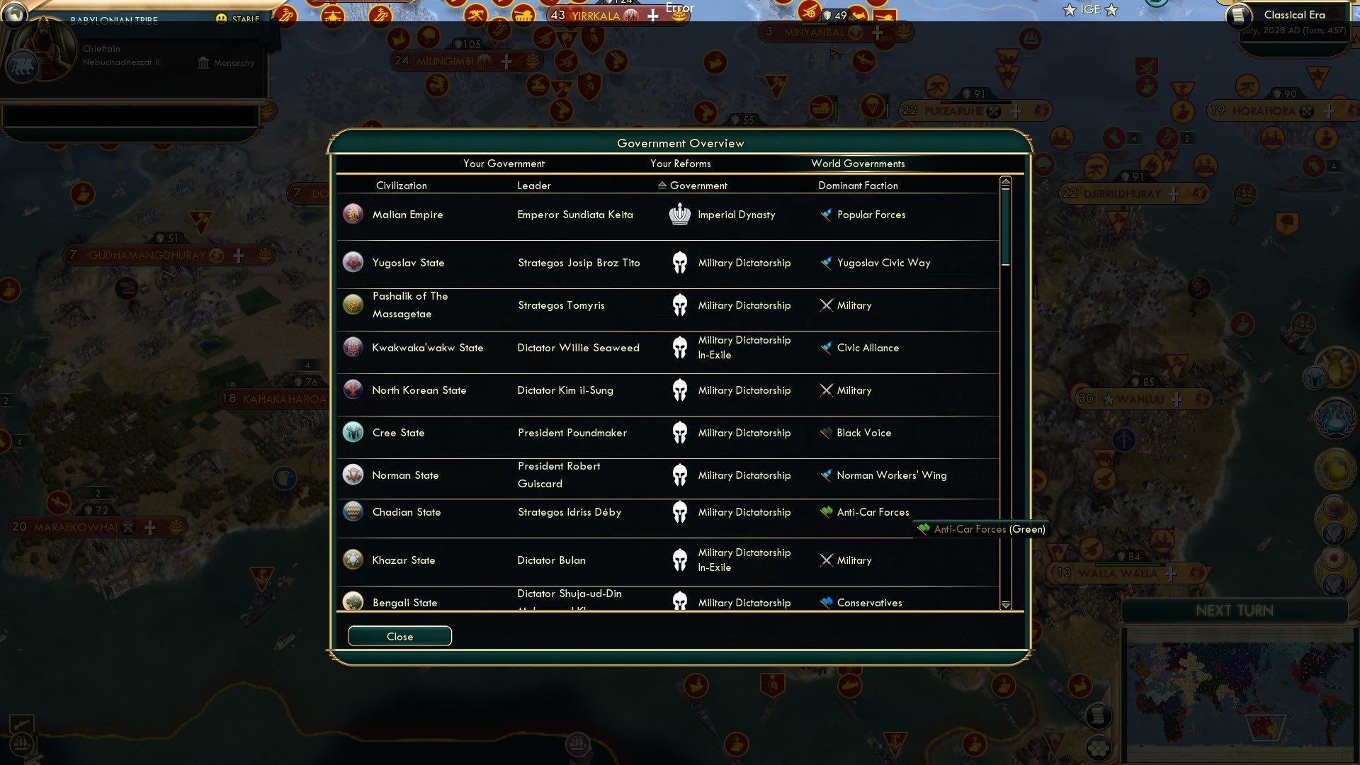 CBR In-Game Screenshot of Teh Gubmint!