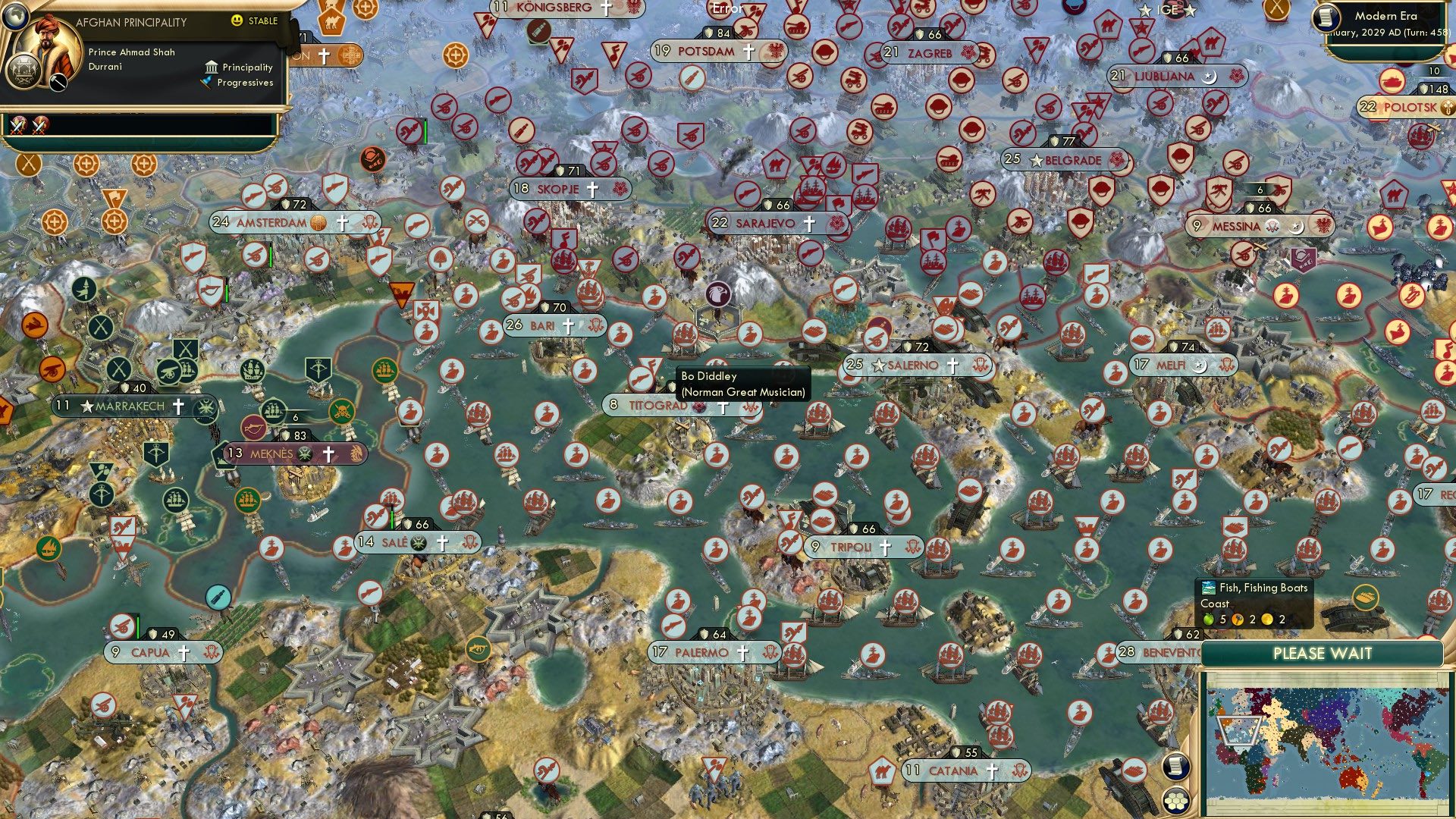 CBR In-Game Screenshot of Rock of Gibraltar, Roll of the Waves