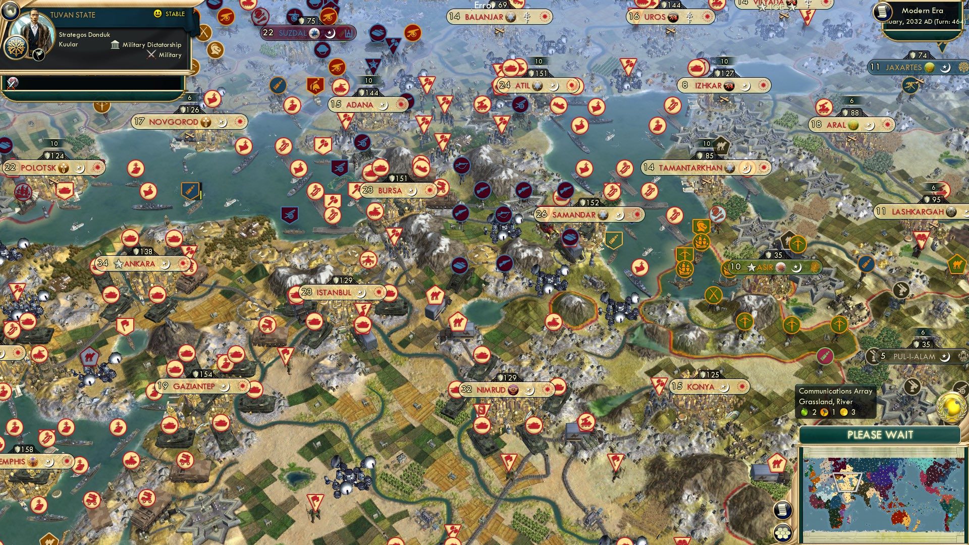 CBR In-Game Screenshot of Claret Caterpillar Convoy