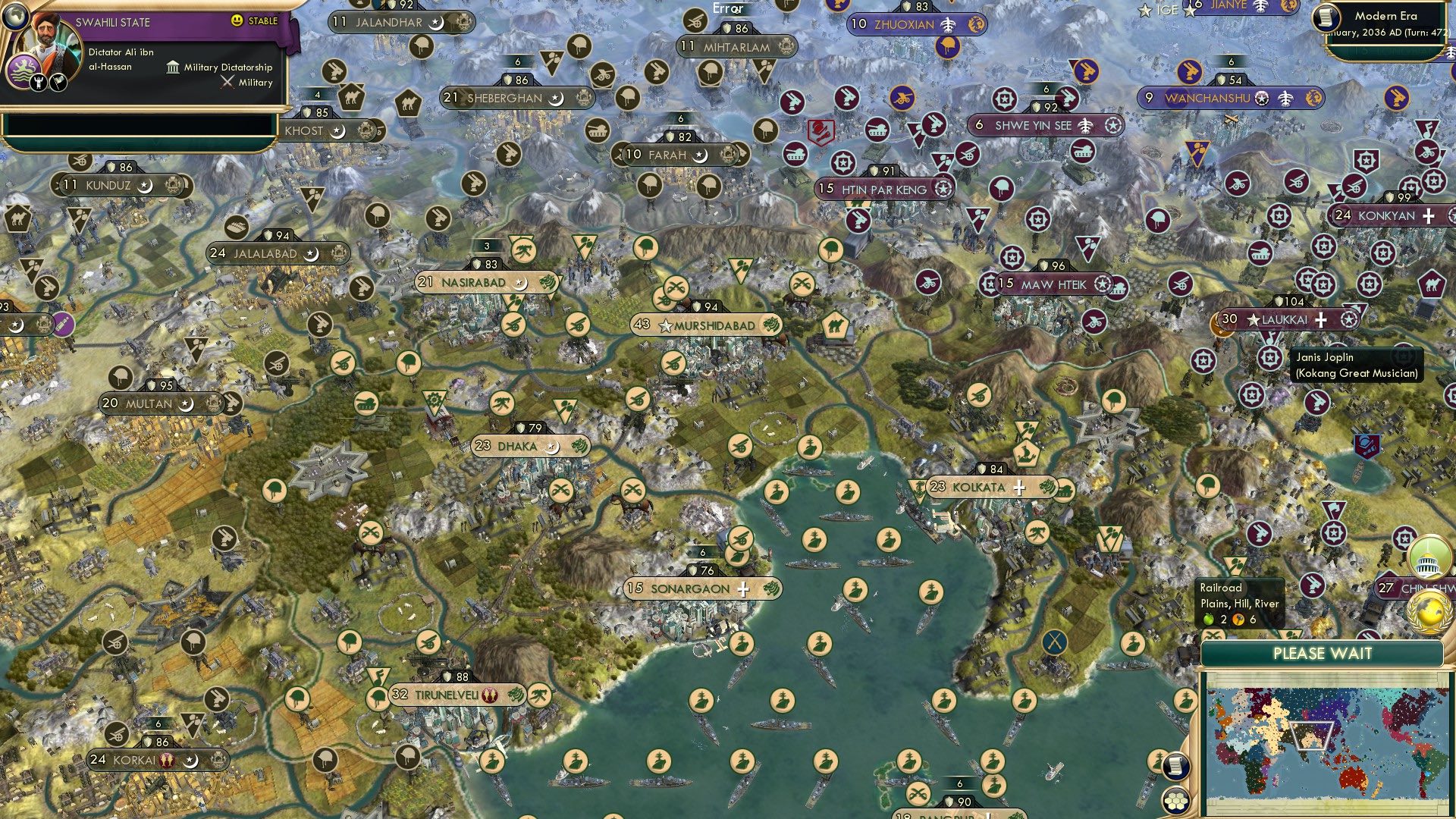 CBR In-Game Screenshot of A through Npium Were Prototypes