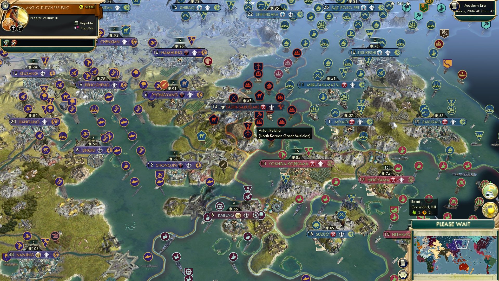 CBR In-Game Screenshot of The Age of the Country at Gore