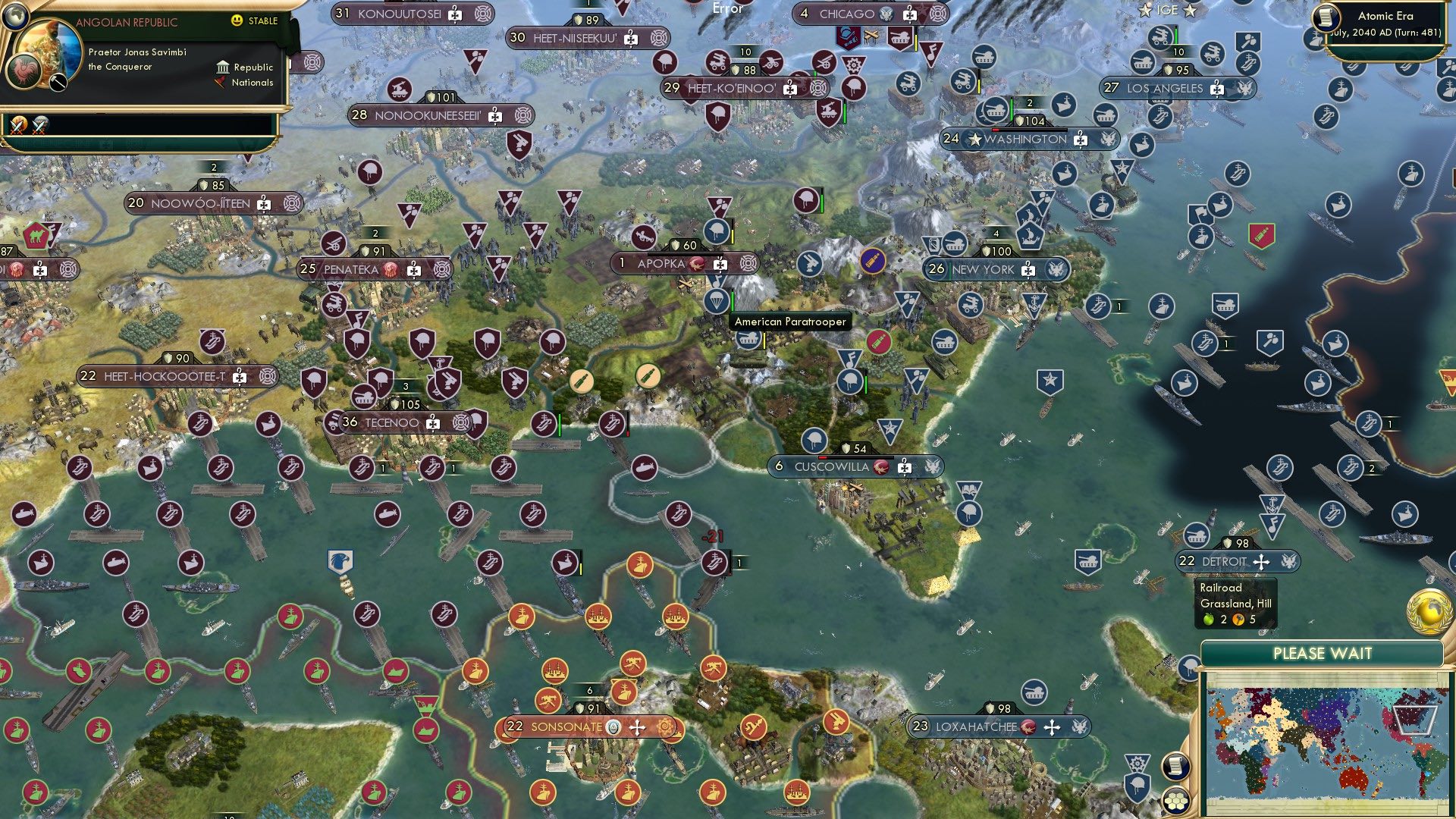 CBR In-Game Screenshot of American Stalemate