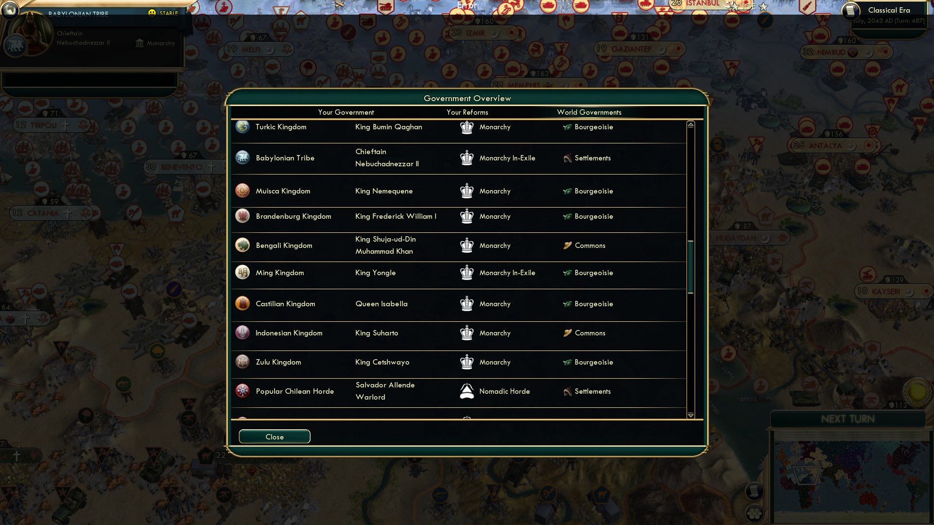 CBR In-Game Screenshot of The Kings and The Warlord