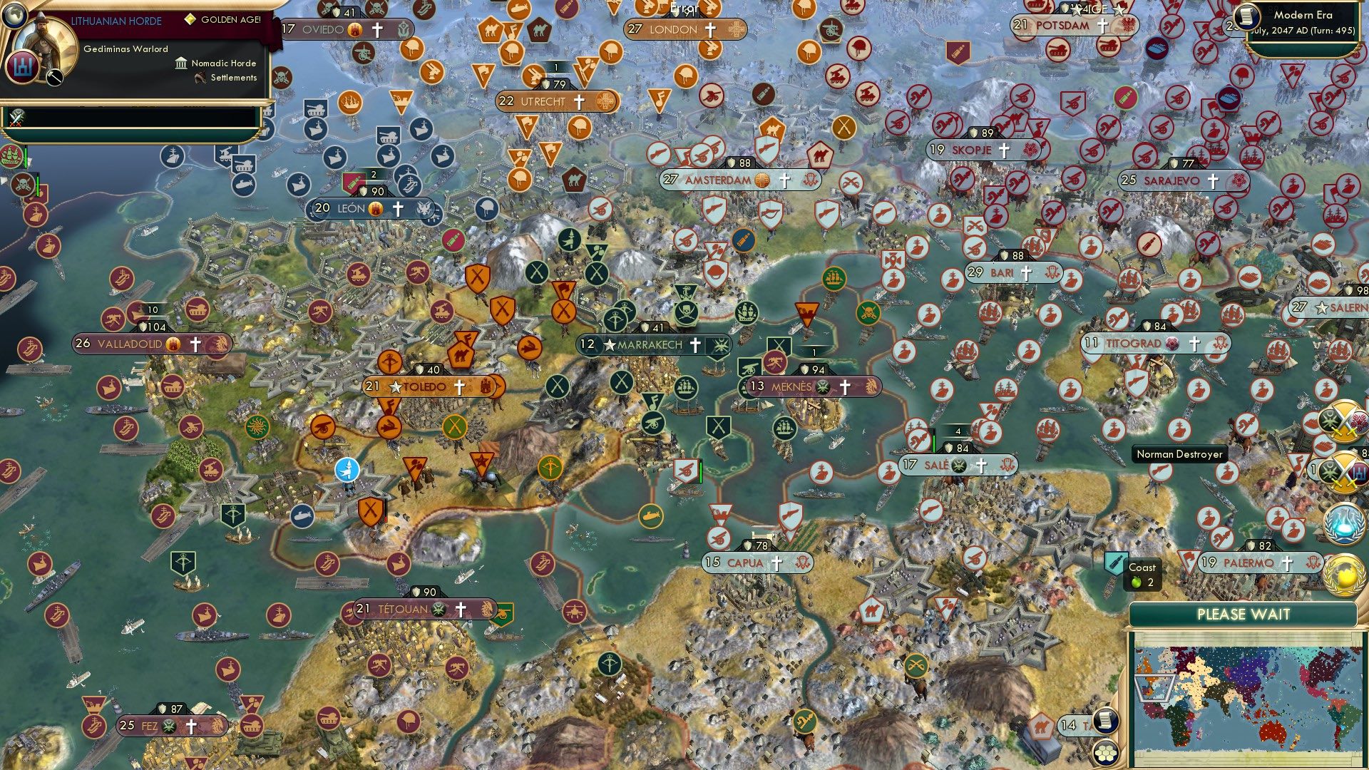 CBR In-Game Screenshot of The Phony War