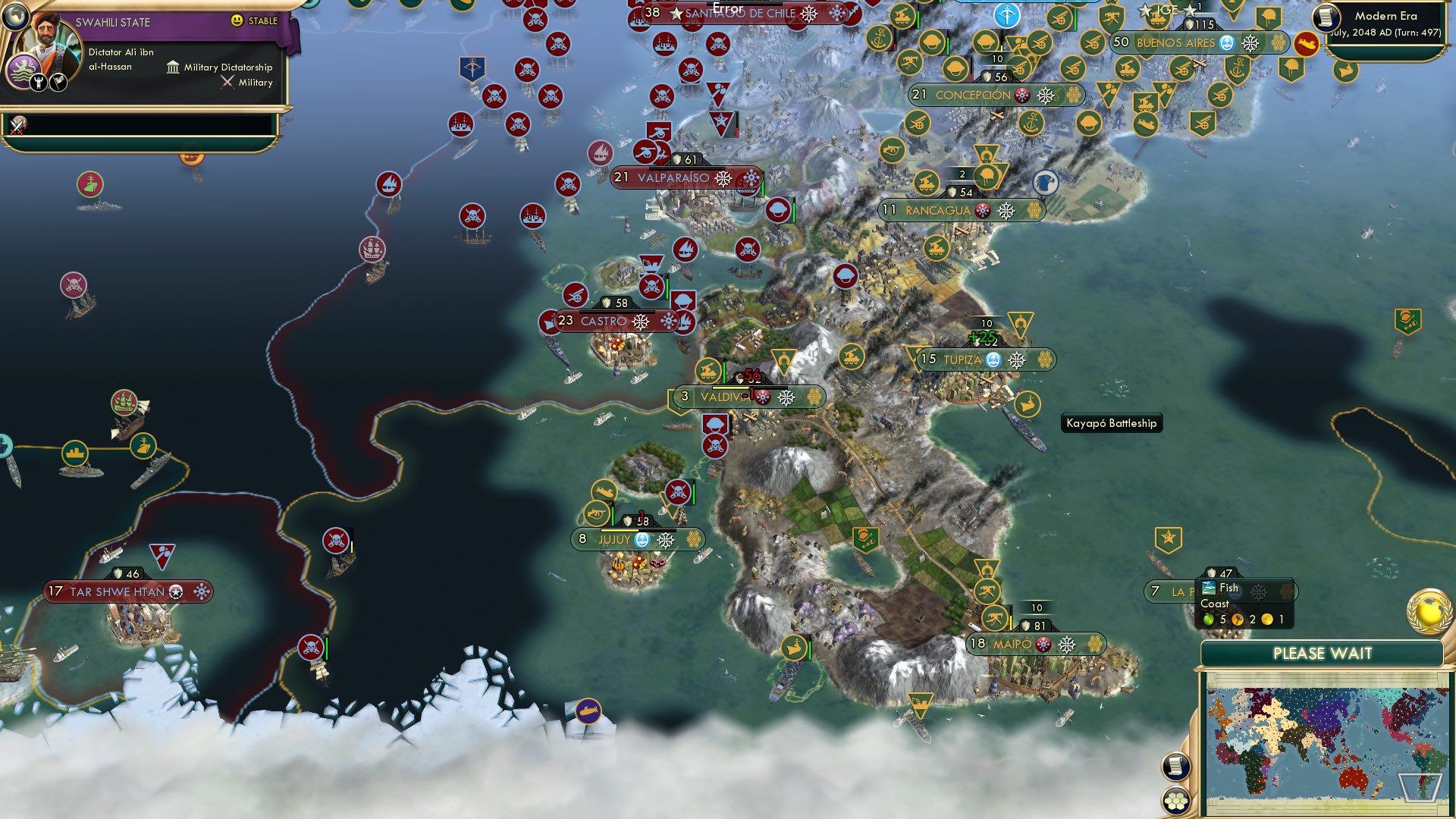 CBR In-Game Screenshot of March To The Pacific