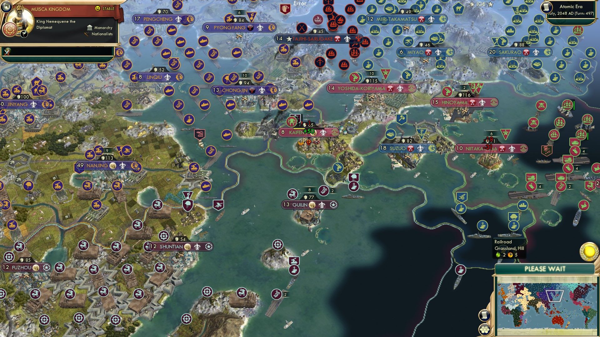 CBR In-Game Screenshot of Kaifeng Capitulates