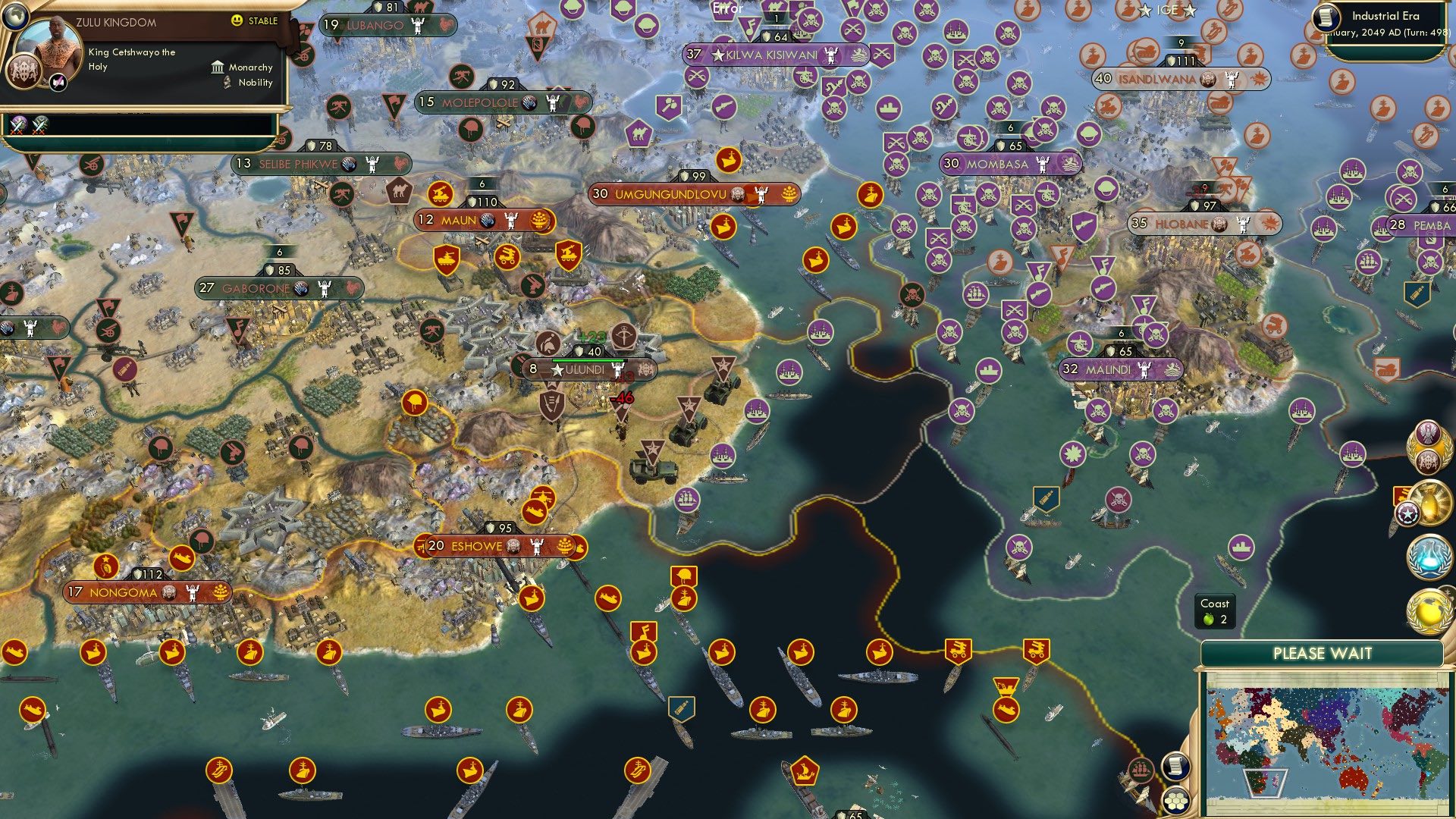 CBR In-Game Screenshot of Bantu Blockade