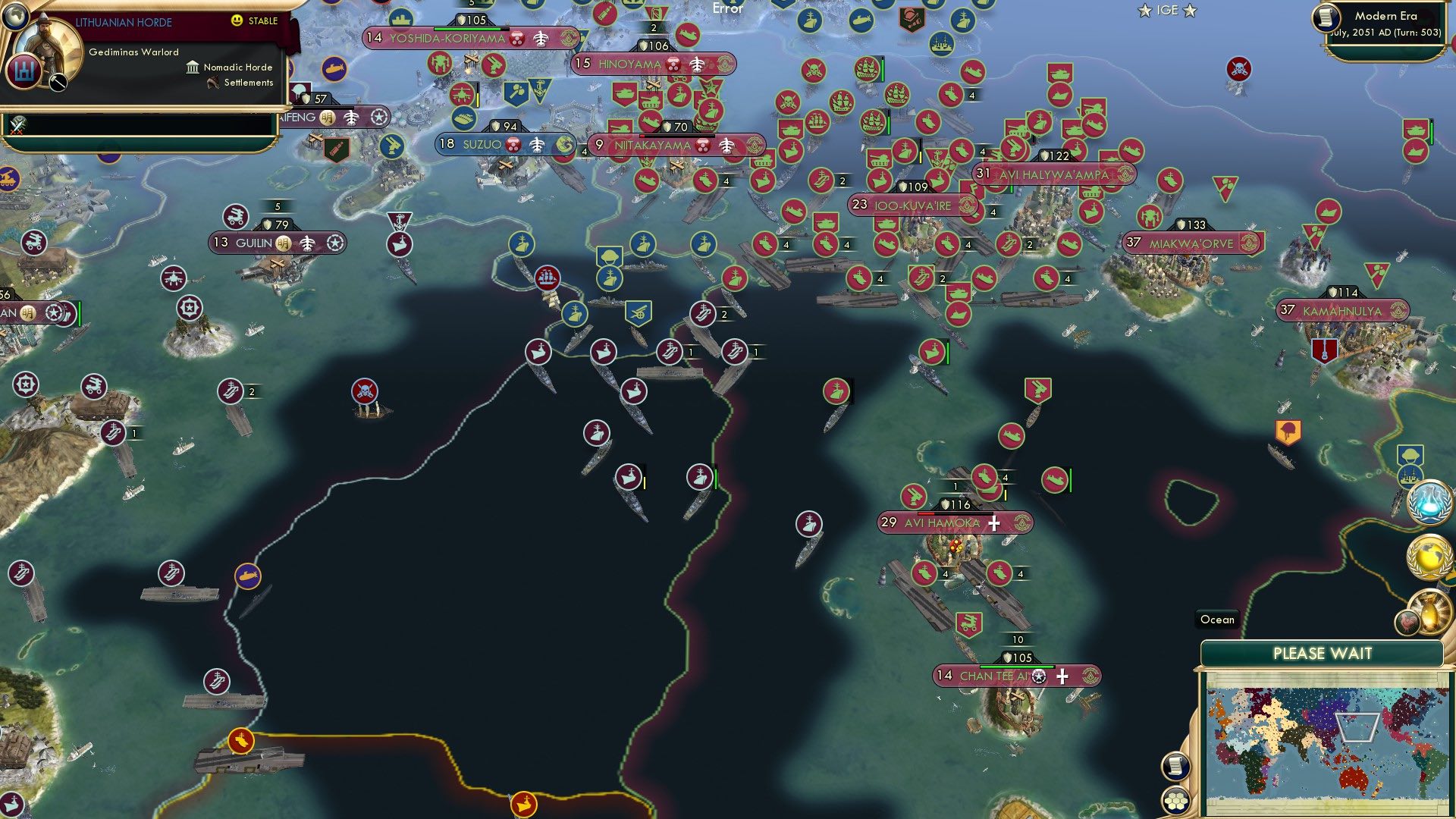 CBR In-Game Screenshot of The Great Withdraw