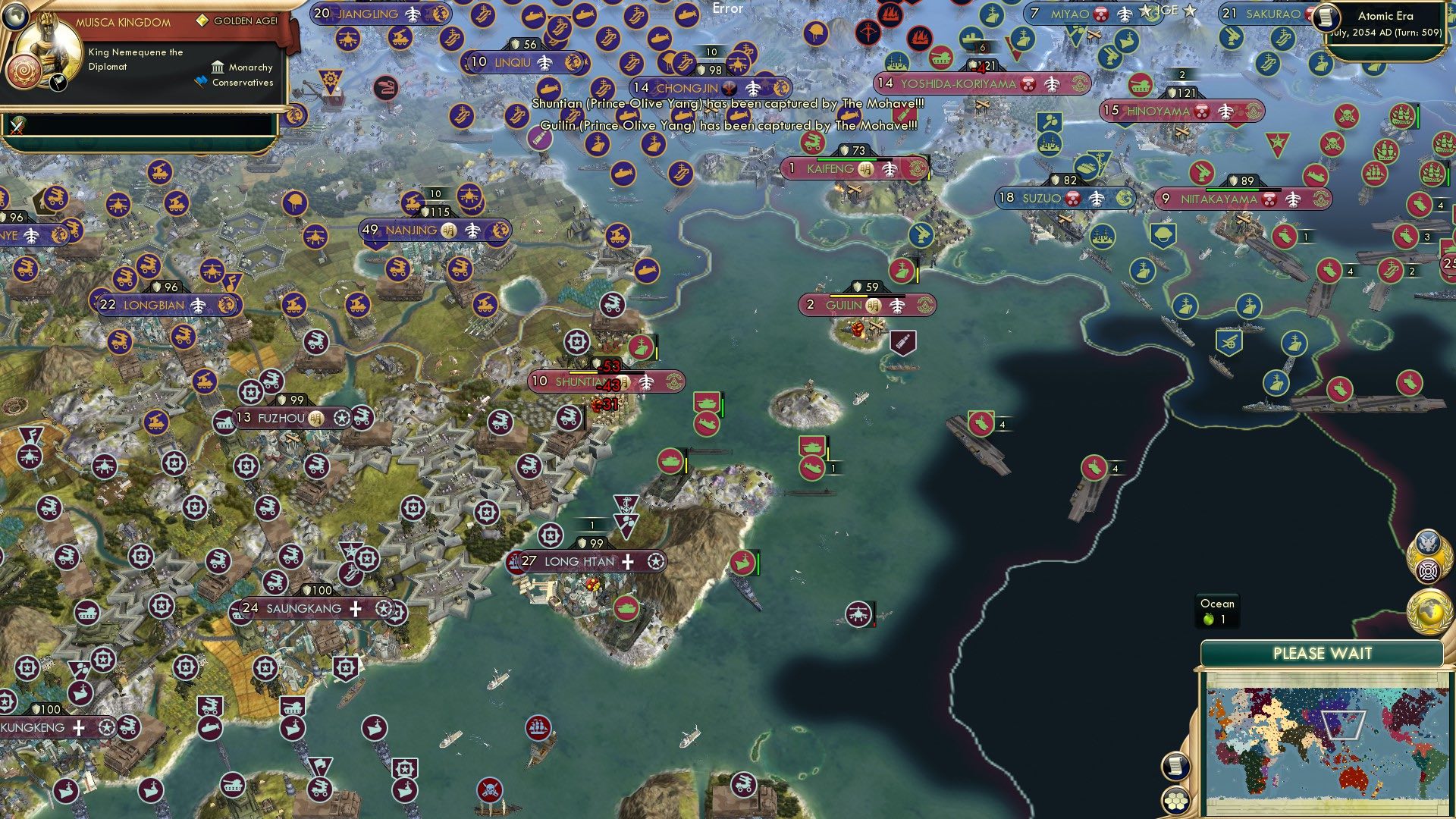 CBR In-Game Screenshot of Typhoon Mohave Makes Landfall