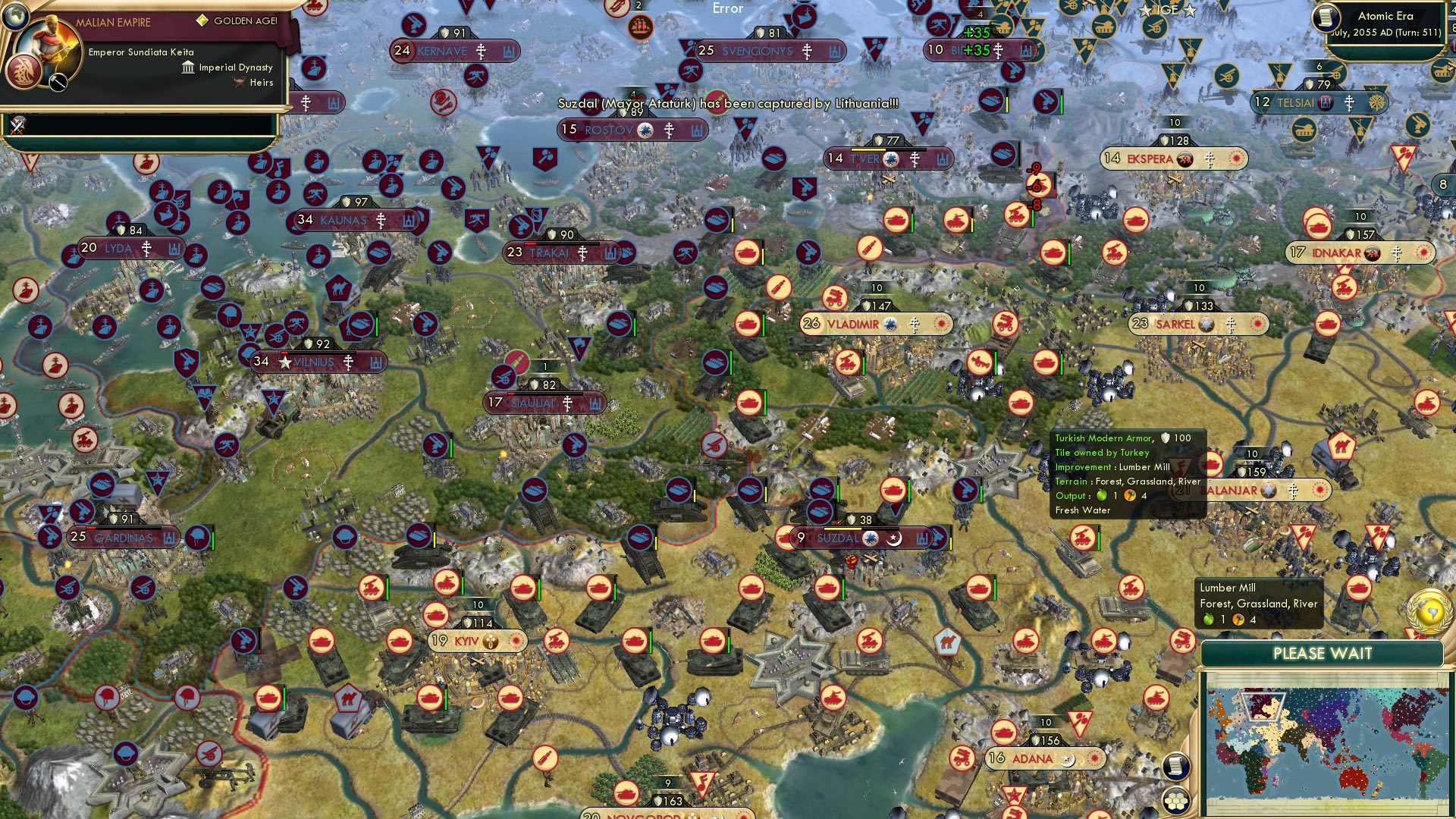 CBR In-Game Screenshot of The Vilnius Blitz
