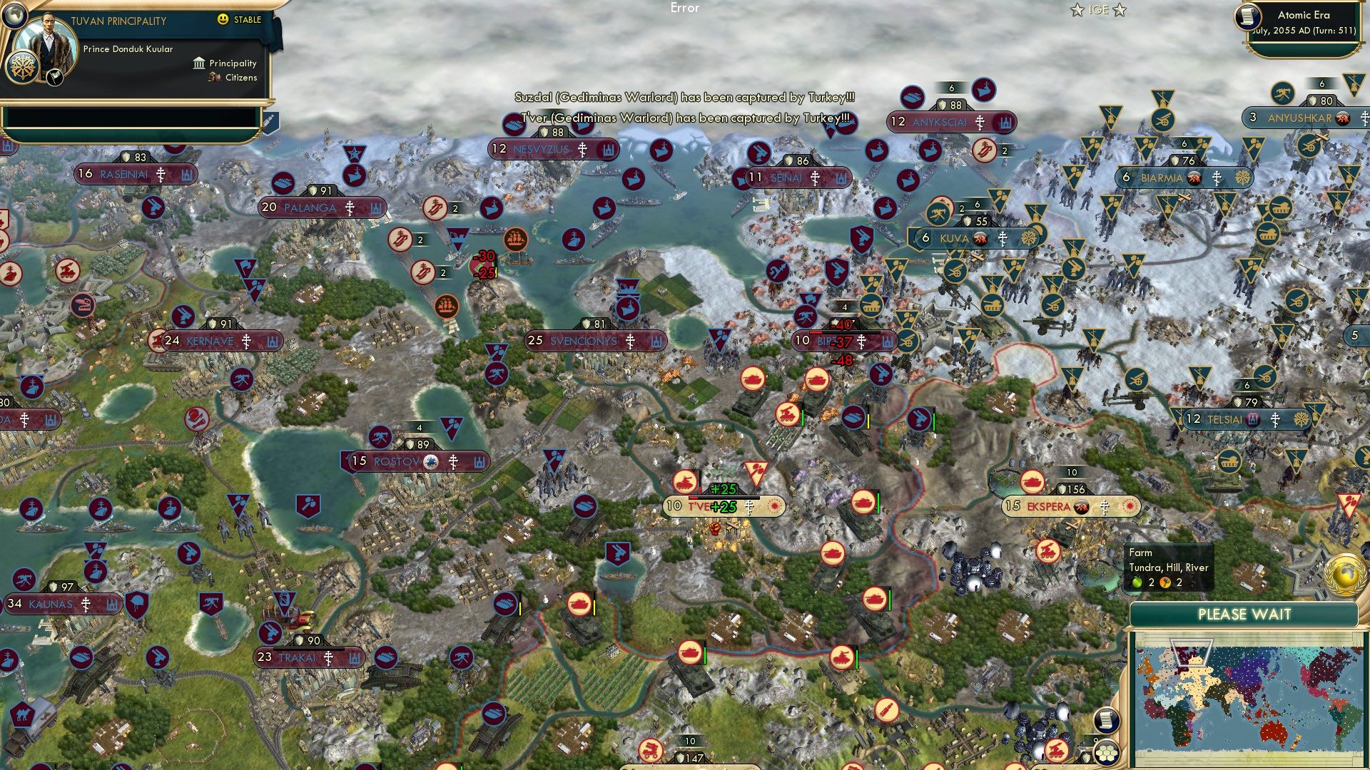 CBR In-Game Screenshot of Ataturk’s Armored Arctic Assault