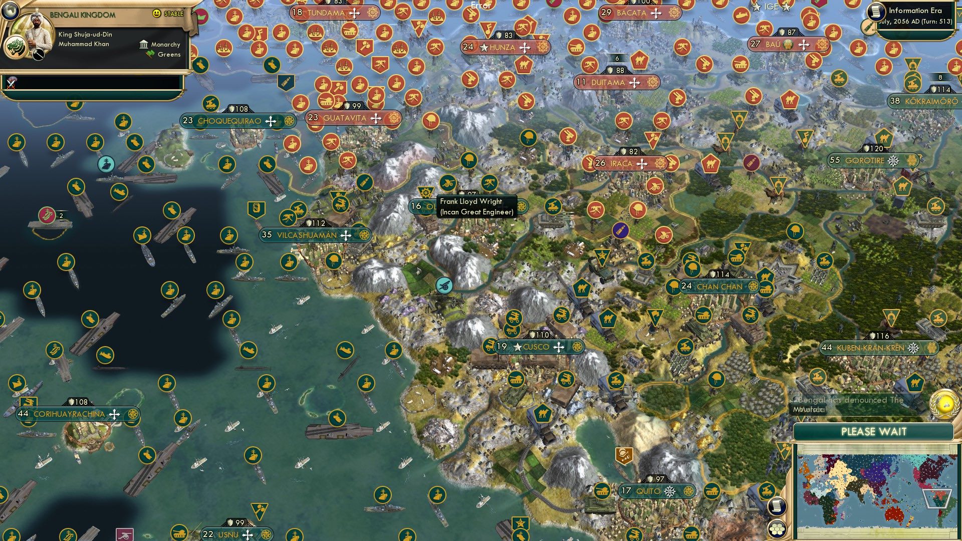 CBR In-Game Screenshot of Andean Revival Architecture